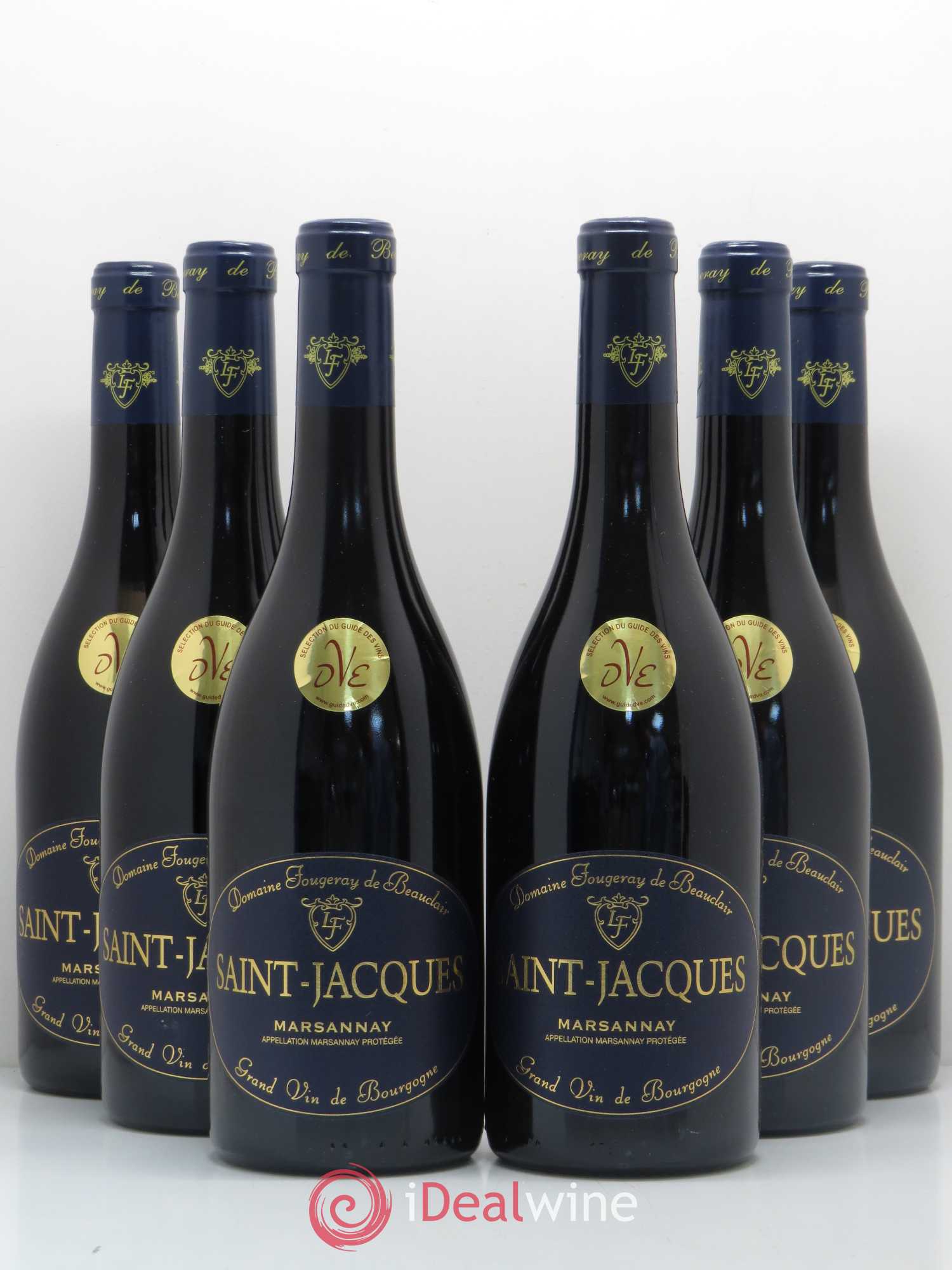 Marsannay Les Saint-Jacques Domaine Fougeray de Beauclair (sans prix de réserve) 2015 - Posten von 6 Flaschen - 0