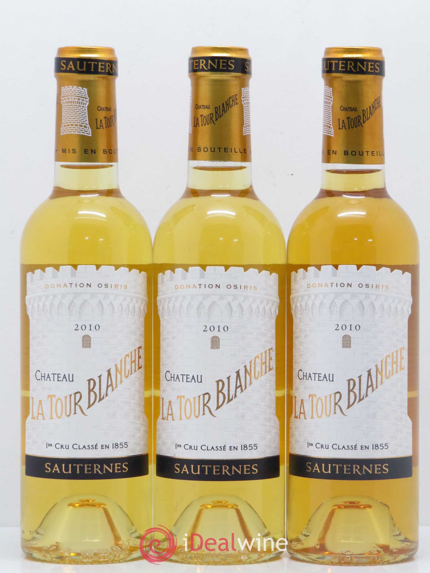 Château la Tour Blanche 1er Grand Cru Classé  (senza prezzo di riserva) 2010 - Lotto di 12 mezze bottiglie - 1