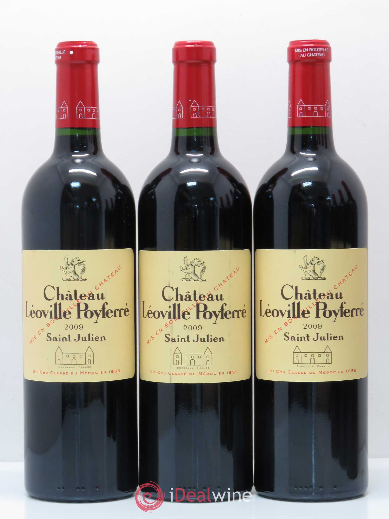 Château Léoville Poyferré 2ème Grand Cru Classé 2009 - Lot de 6 bouteilles - 1