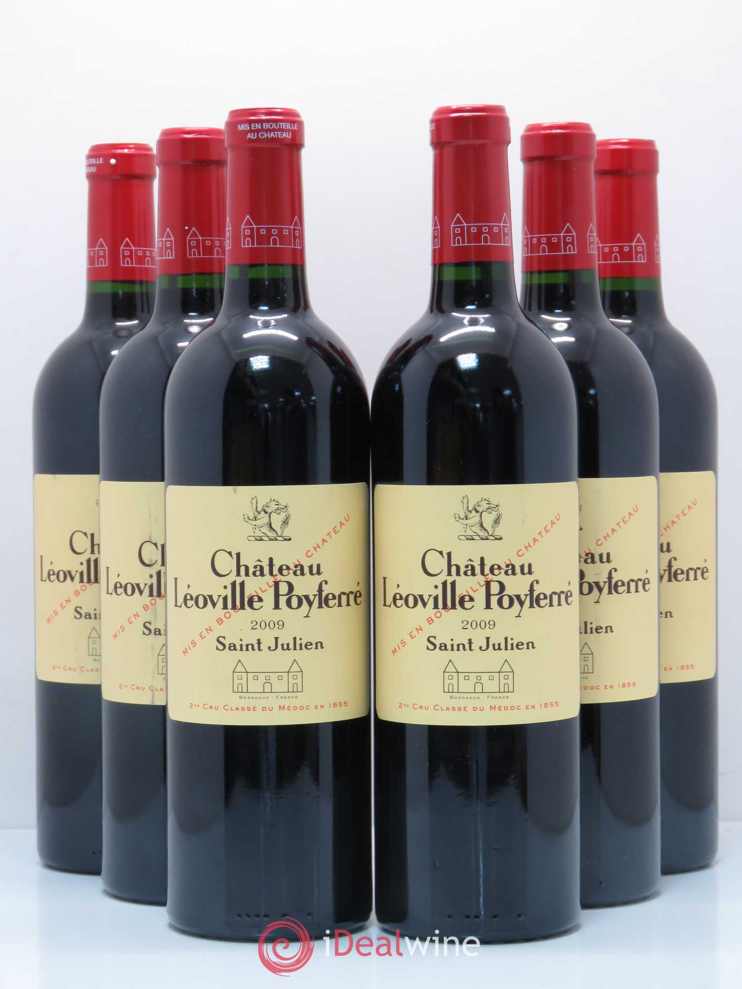Château Léoville Poyferré 2ème Grand Cru Classé 2009 - Lot de 6 bouteilles - 0