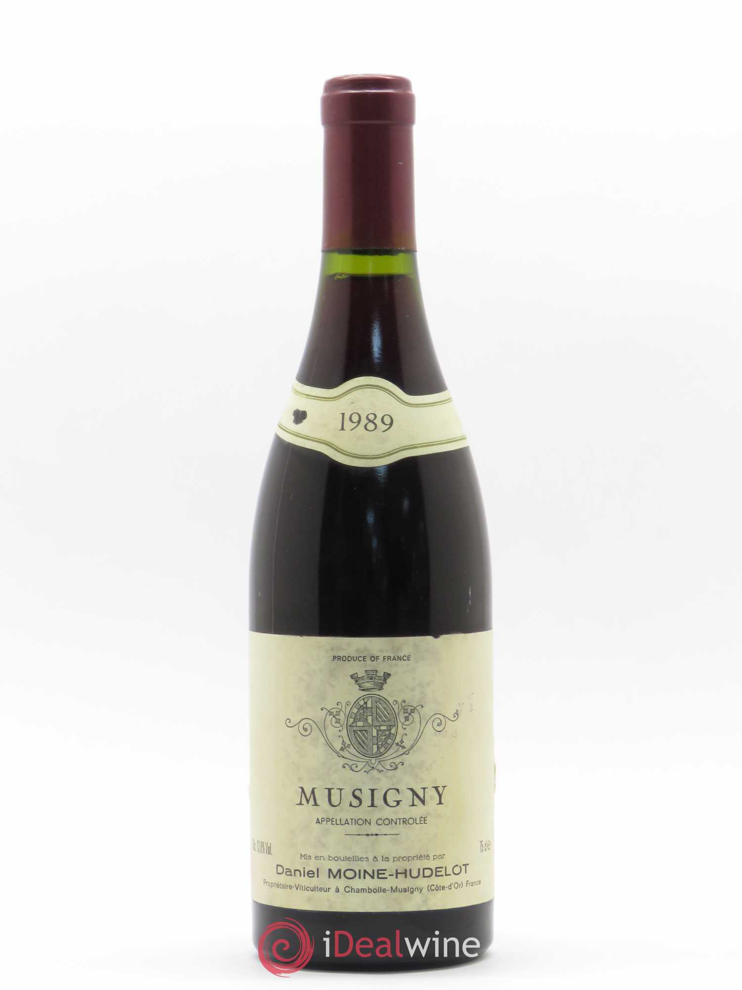Musigny Grand Cru Moine-Hudelot (Domaine) 1989 - Lot de 1 bouteille - 0