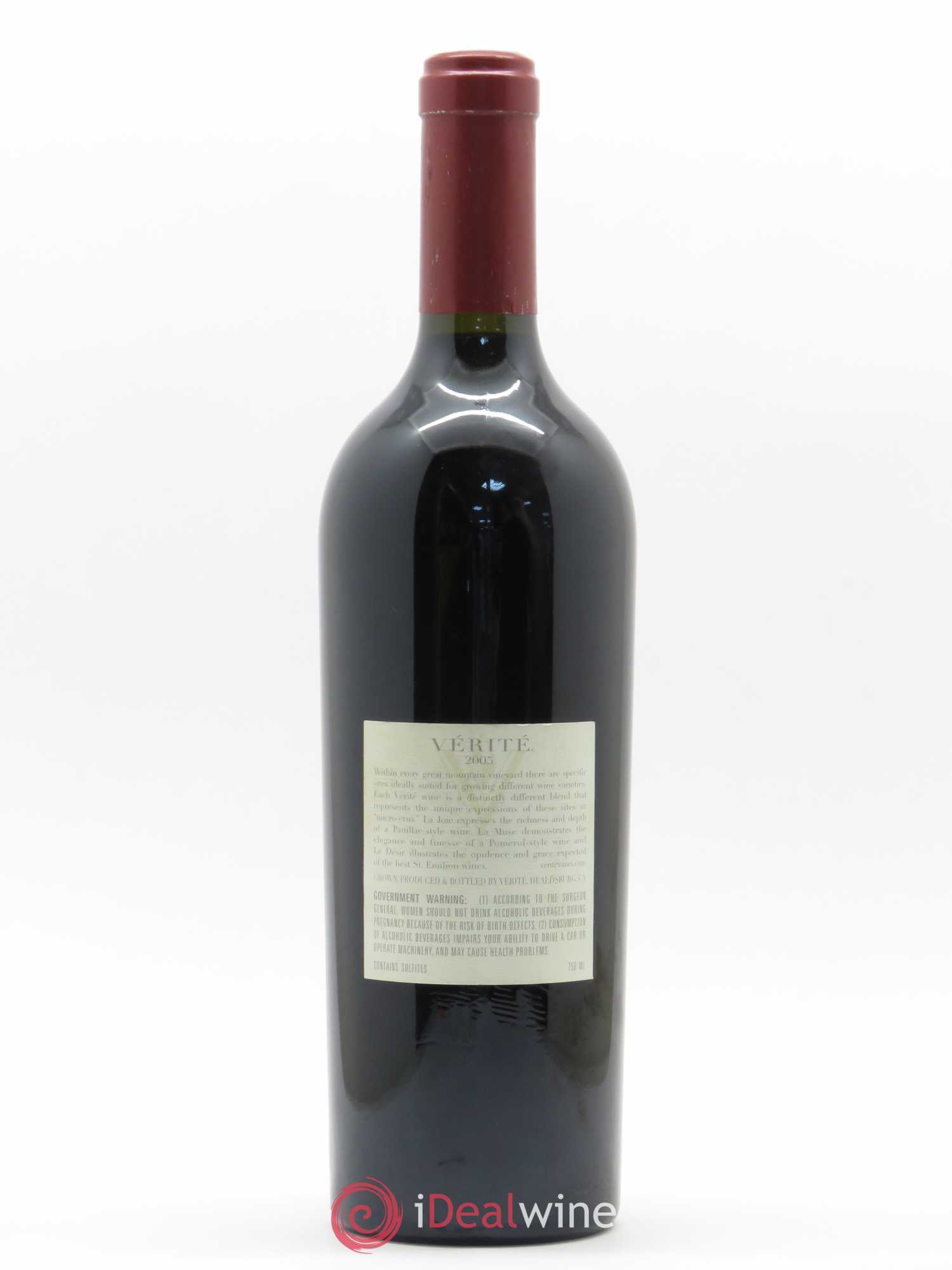 USA Vérité Le Désir Sonoma County 2005 - Posten von 1 Flasche - 1