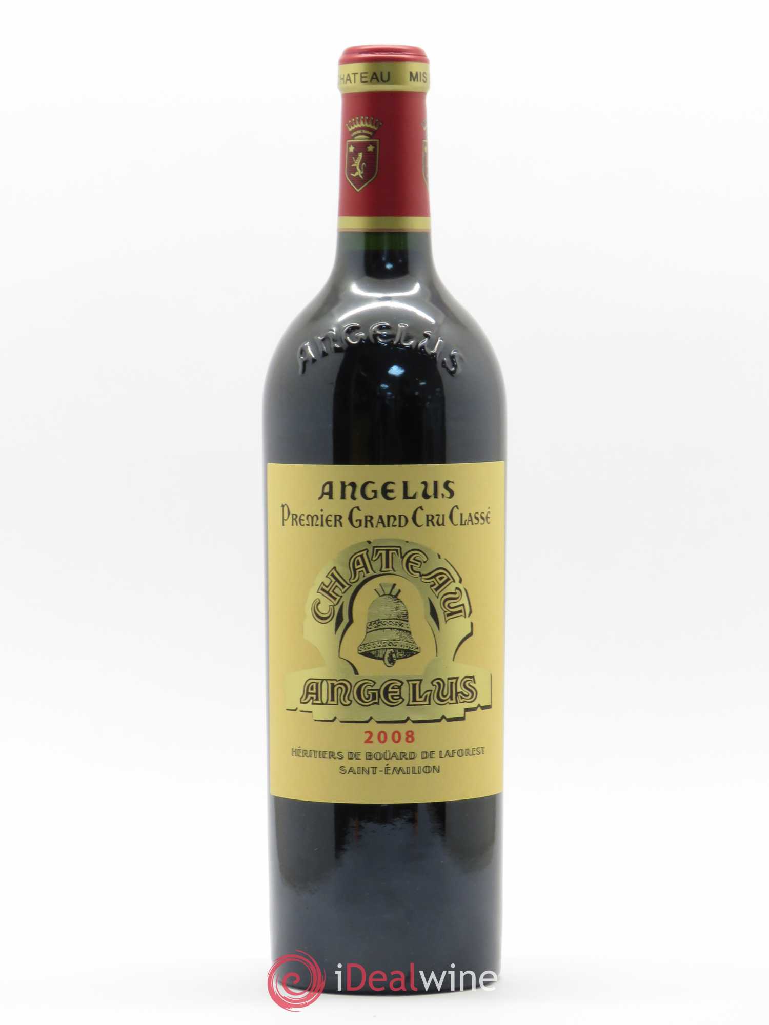Château Angélus 1er Grand Cru Classé A 2008 - Lot de 1 bouteille - 0