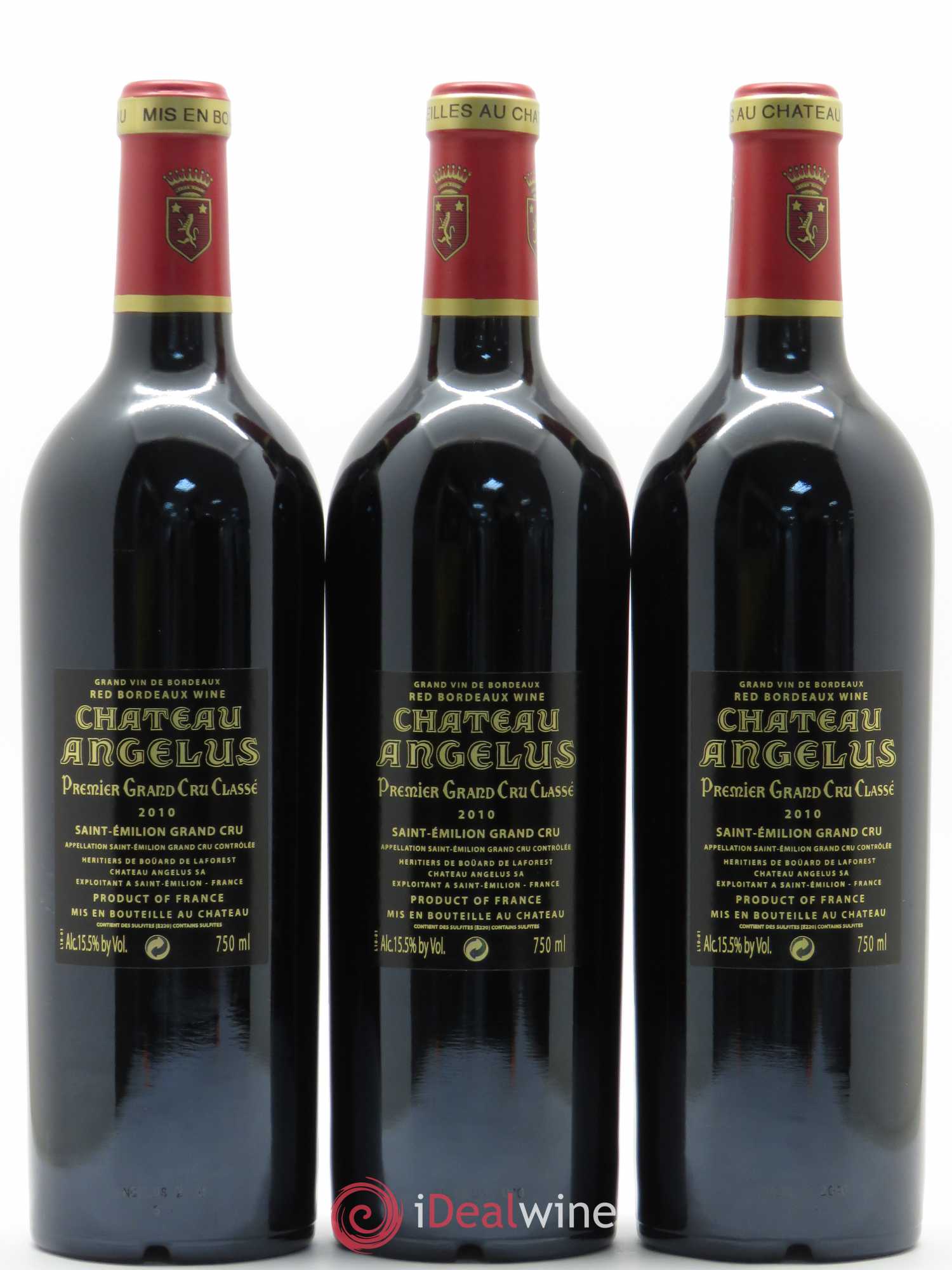 Château Angélus 1er Grand Cru Classé A 2010 - Lot de 6 bouteilles - 4