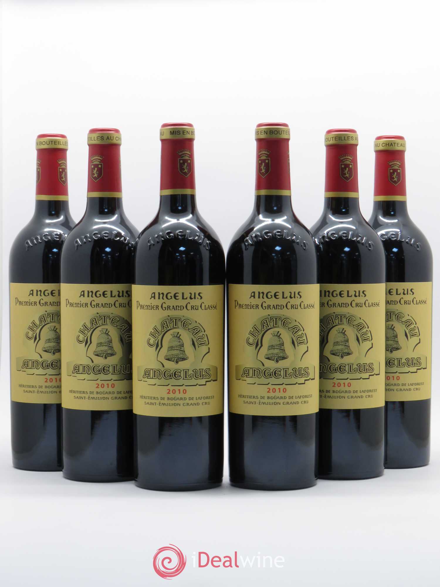 Château Angélus 1er Grand Cru Classé A 2010 - Lot de 6 bouteilles - 0