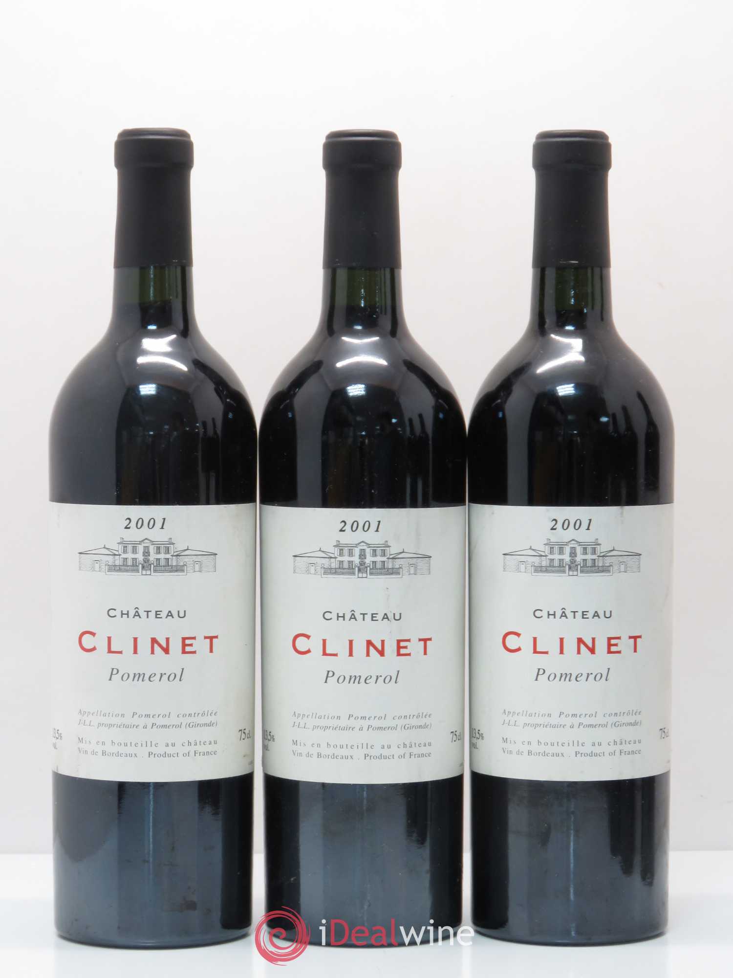 Château Clinet 2001 - Lot de 6 bouteilles - 1