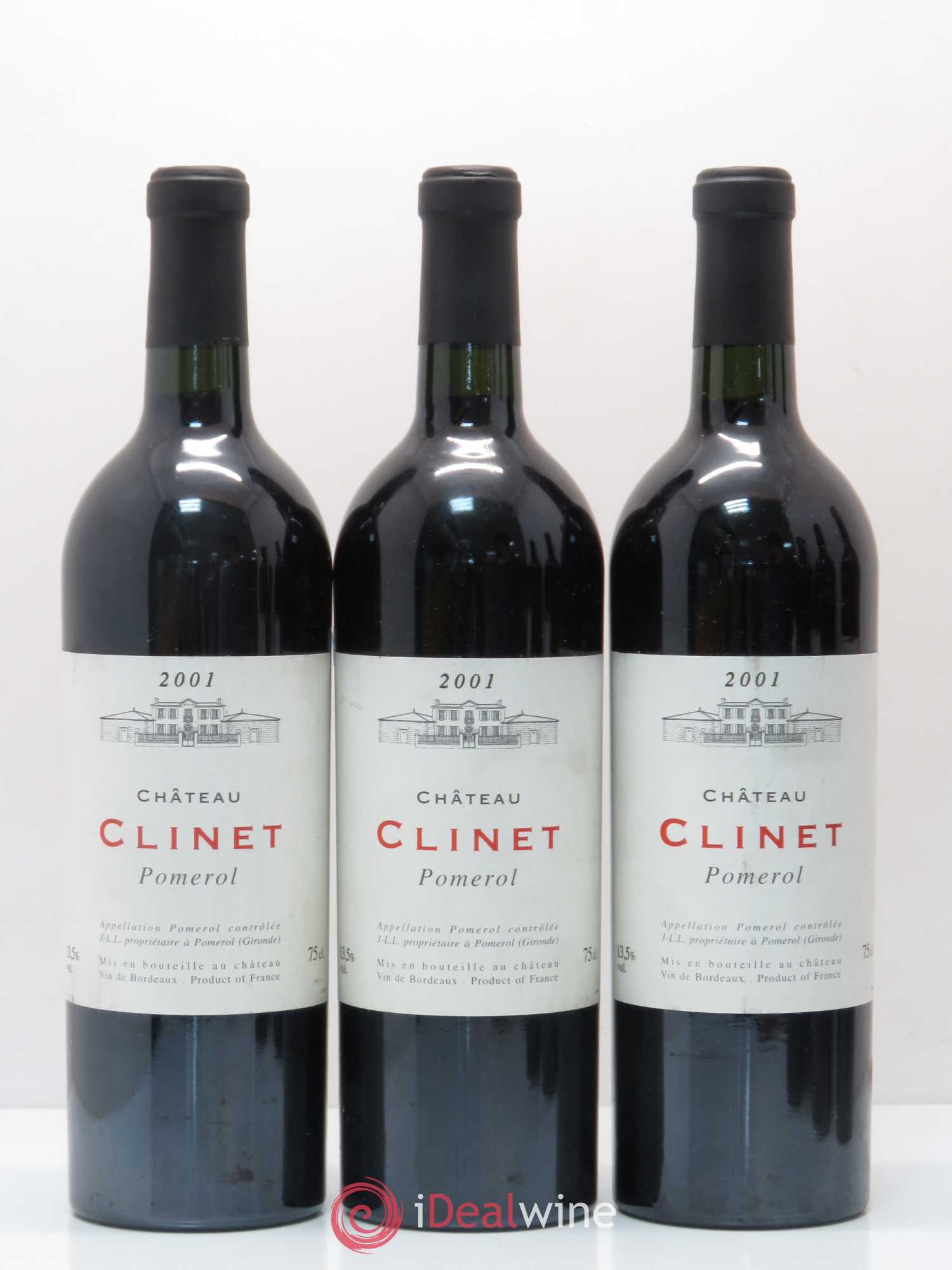 Château Clinet 2001 - Lot de 6 bouteilles - 2