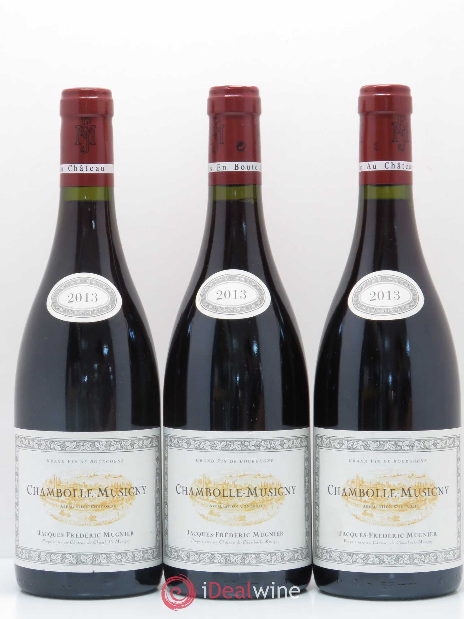 Chambolle-Musigny Jacques-Frédéric Mugnier 2013 - Lot de 3 bouteilles - 0