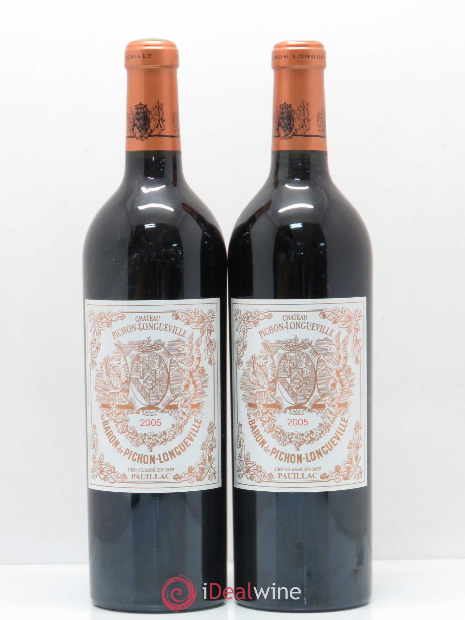 Pichon Longueville Baron 2ème Grand Cru Classé 2005 - Lot de 2 bouteilles - 0
