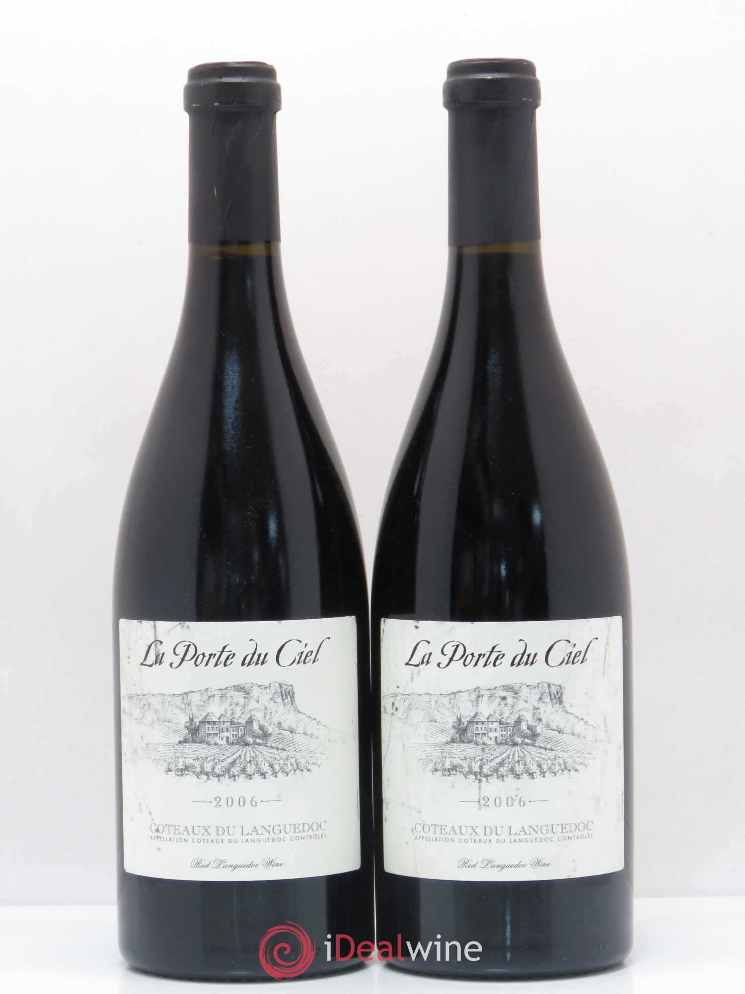 La Clape Château de La Négly La Porte du Ciel Jean Paux-Rosset 2006 - Lotto di 2 bottiglie - 0