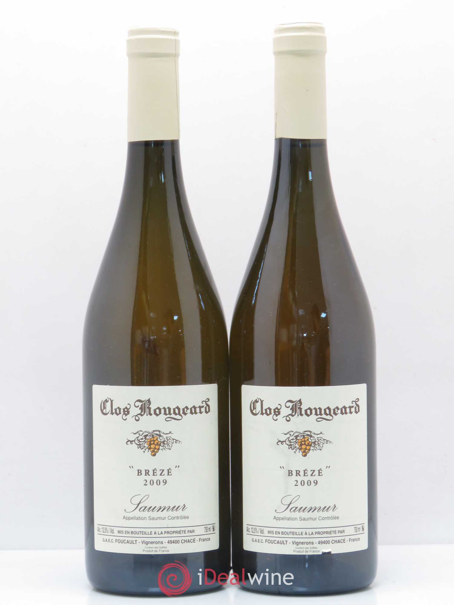 Saumur Brézé Clos Rougeard 2009 - Lot de 2 bouteilles - 0