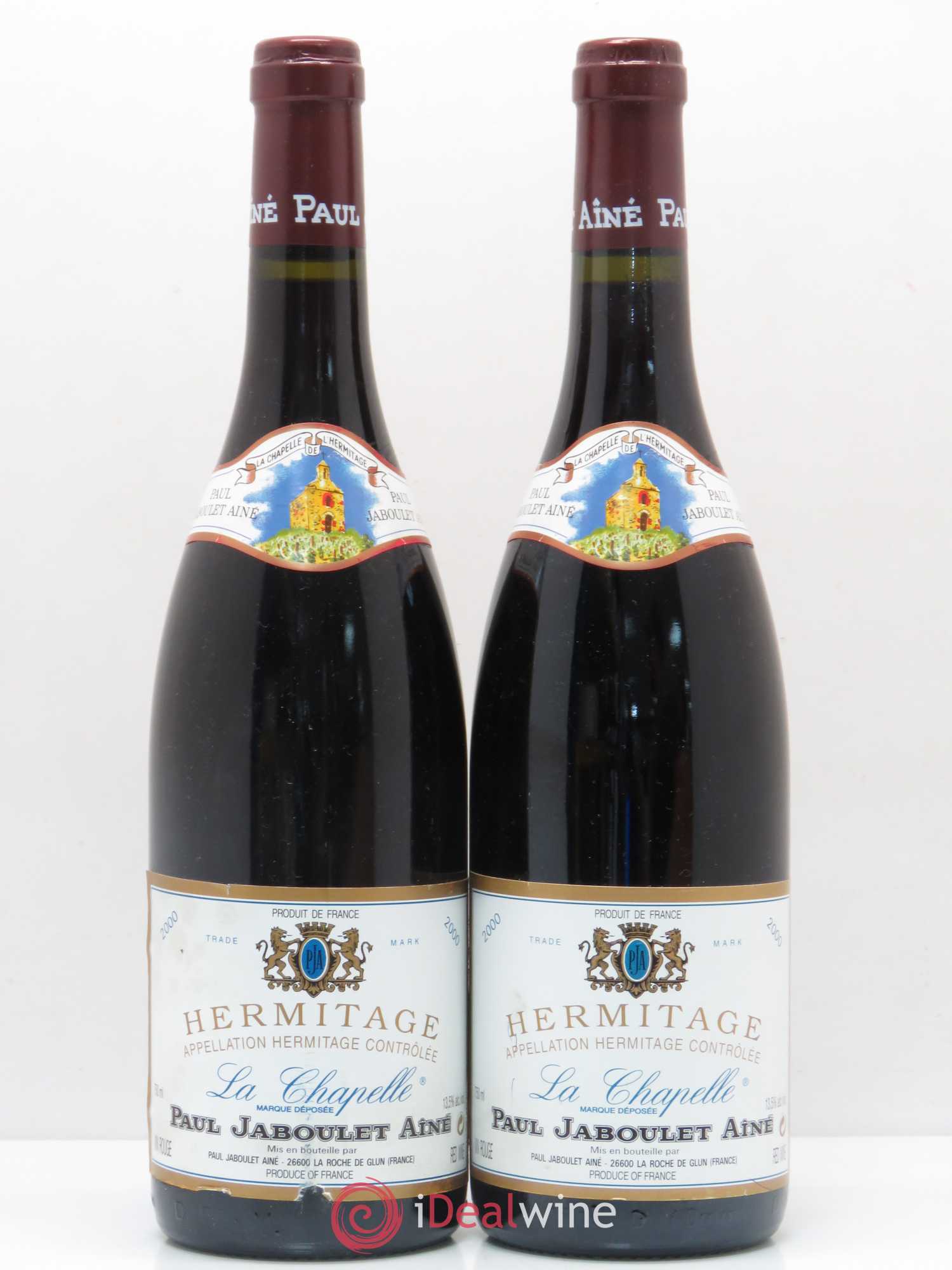 Hermitage La Chapelle Paul Jaboulet Ainé 2000 - Lot de 2 bouteilles - 0