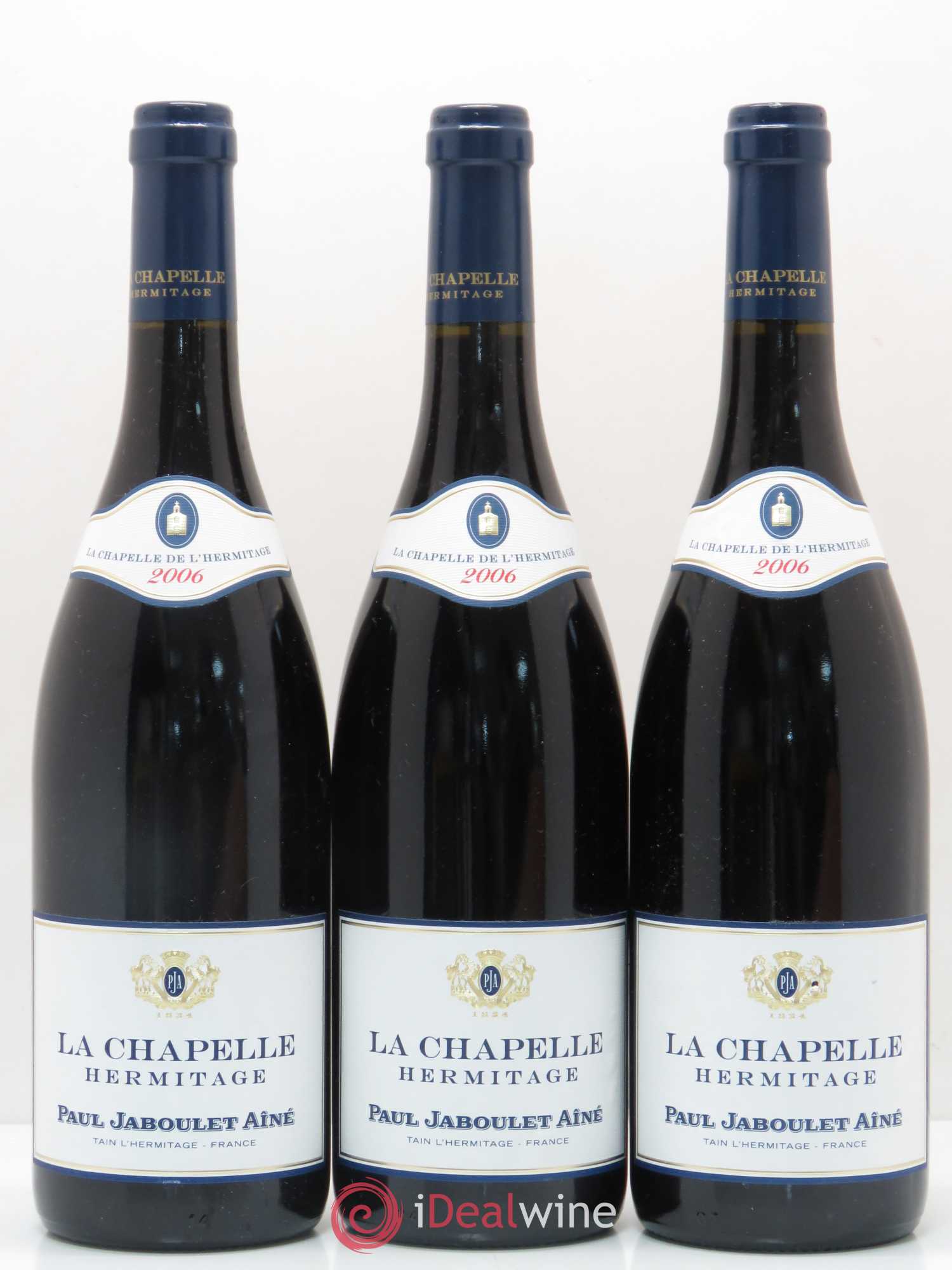 Hermitage La Chapelle Paul Jaboulet Ainé 2006 - Lot de 3 bouteilles - 0