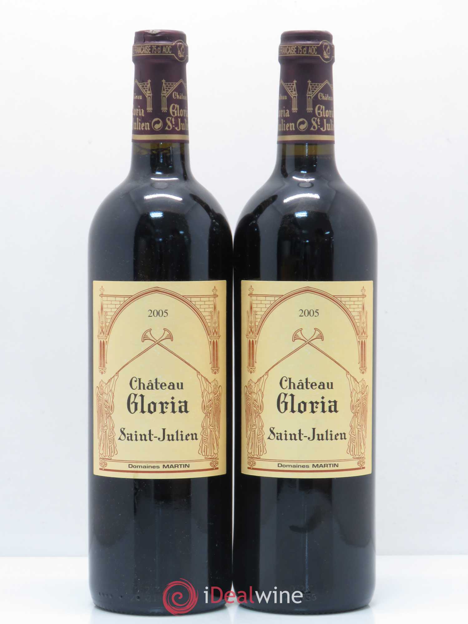 Château Gloria 2005 - Lot de 2 bouteilles - 0