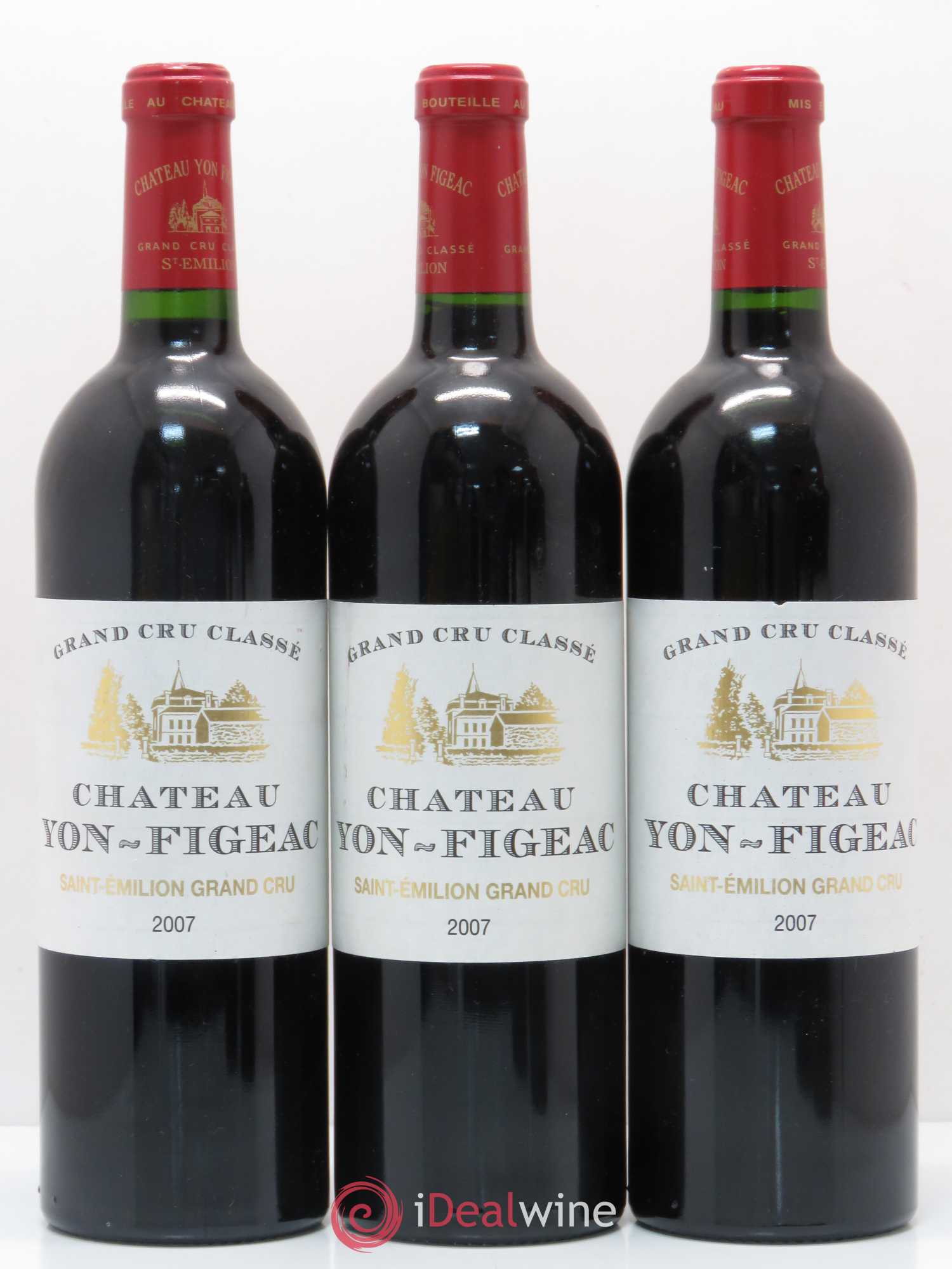 Château Yon Figeac Grand Cru Classé 2007 - Lot de 5 bouteilles - 1