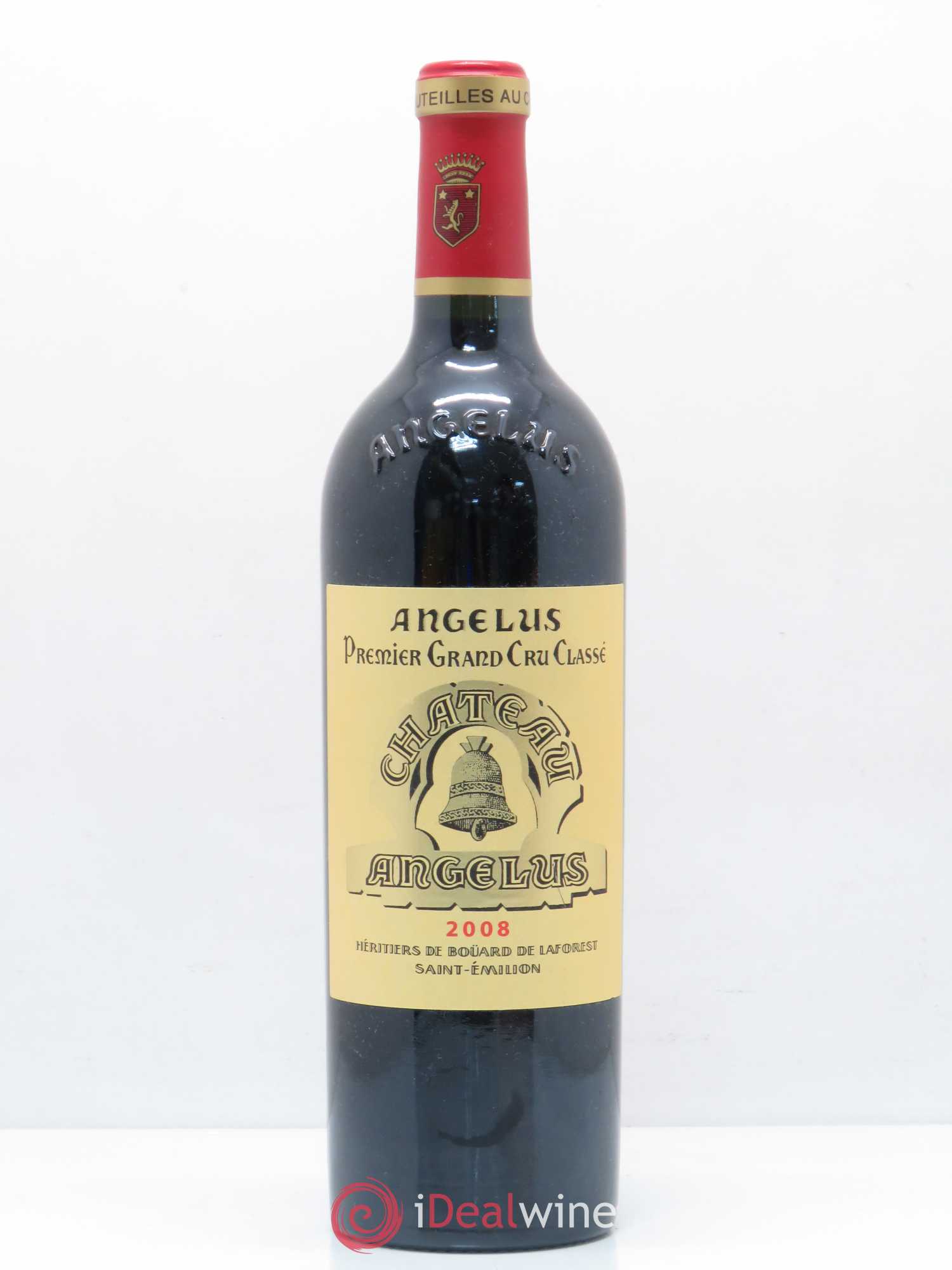 Château Angélus 1er Grand Cru Classé A 2008 - Lot de 1 bouteille - 0