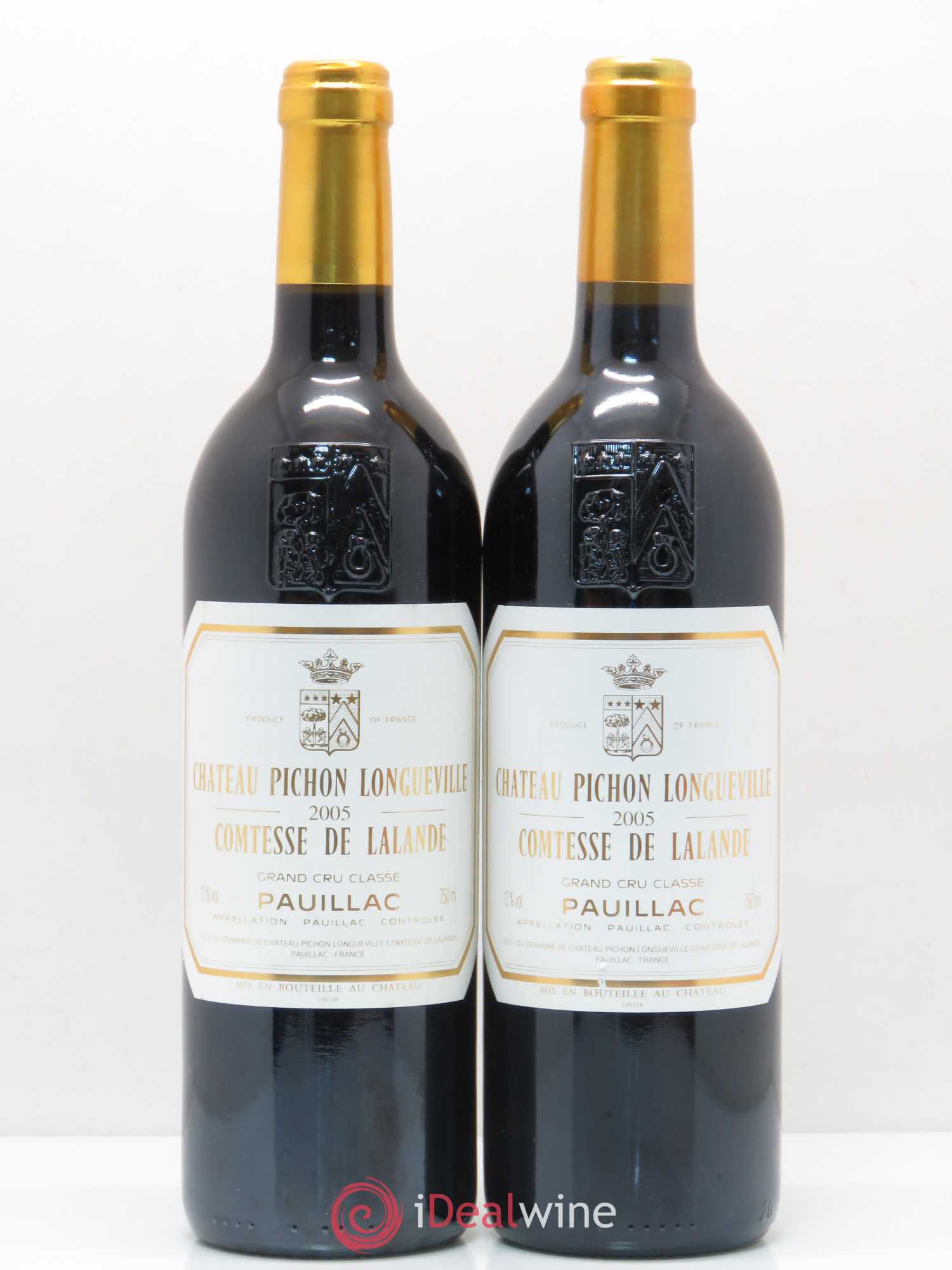 Château Pichon Longueville Comtesse de Lalande 2ème Grand Cru Classé 2005 - Lot de 2 bouteilles - 0