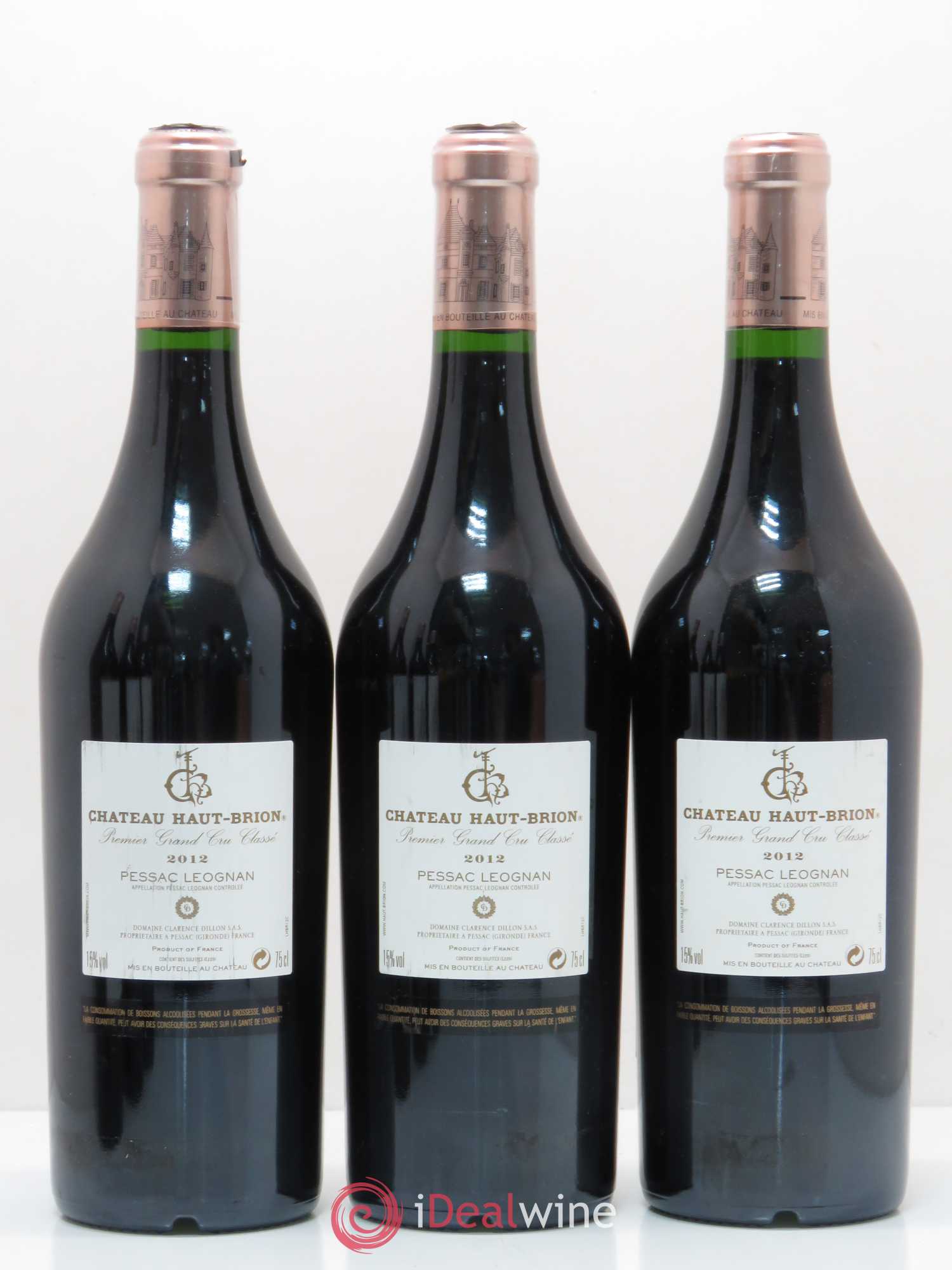 Château Haut Brion 1er Grand Cru Classé 2012 - Lot de 6 bouteilles - 4