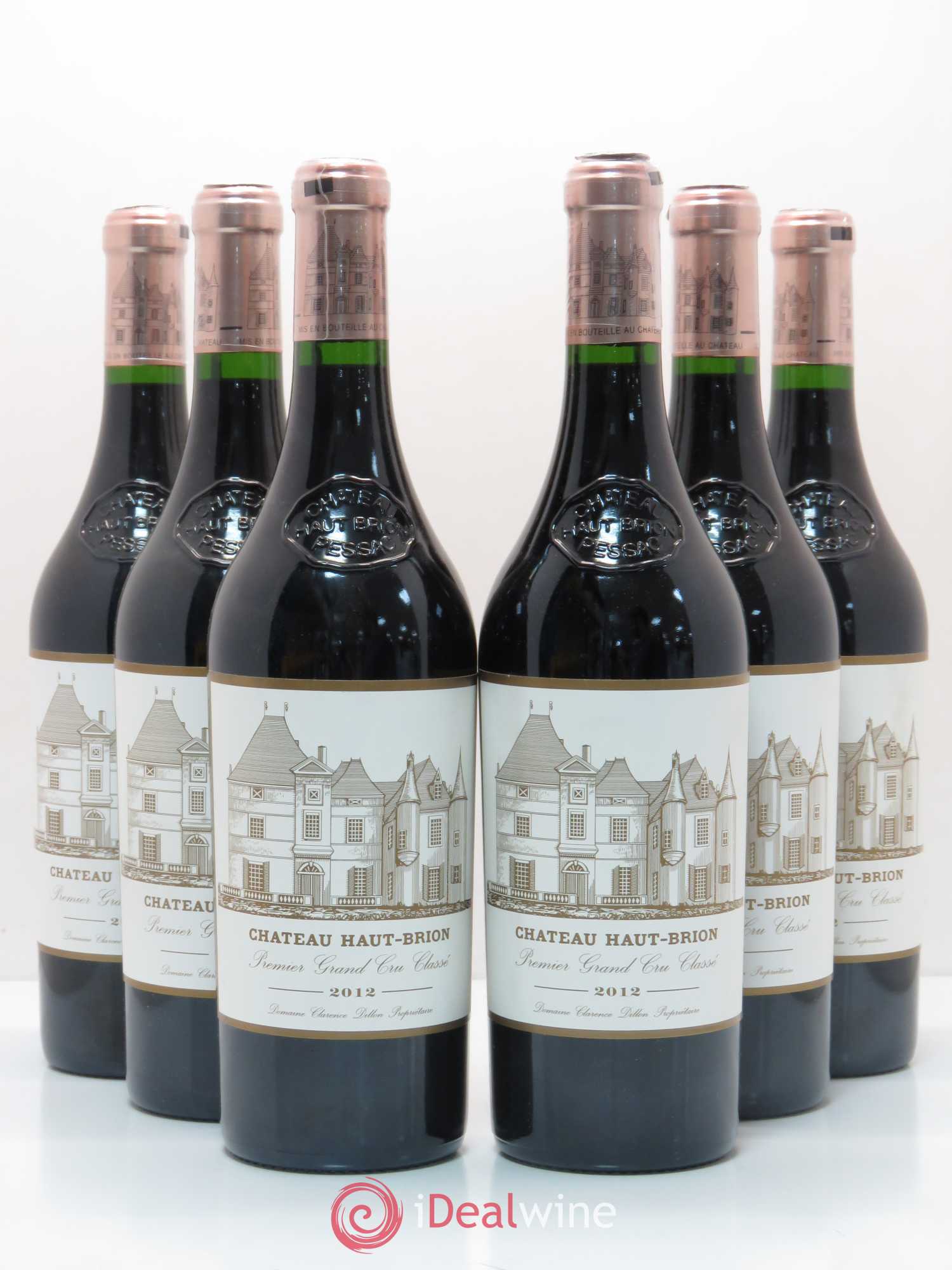 Château Haut Brion 1er Grand Cru Classé 2012 - Lot de 6 bouteilles - 0