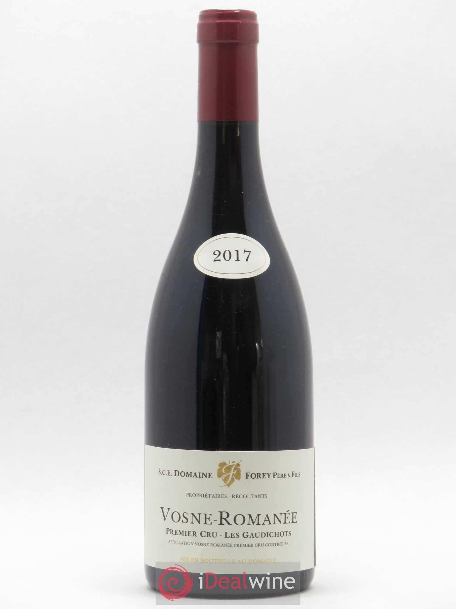 Vosne-Romanée 1er Cru Les Gaudichots Forey Père et Fils (Domaine) 2017 - Lot de 1 bouteille - 0