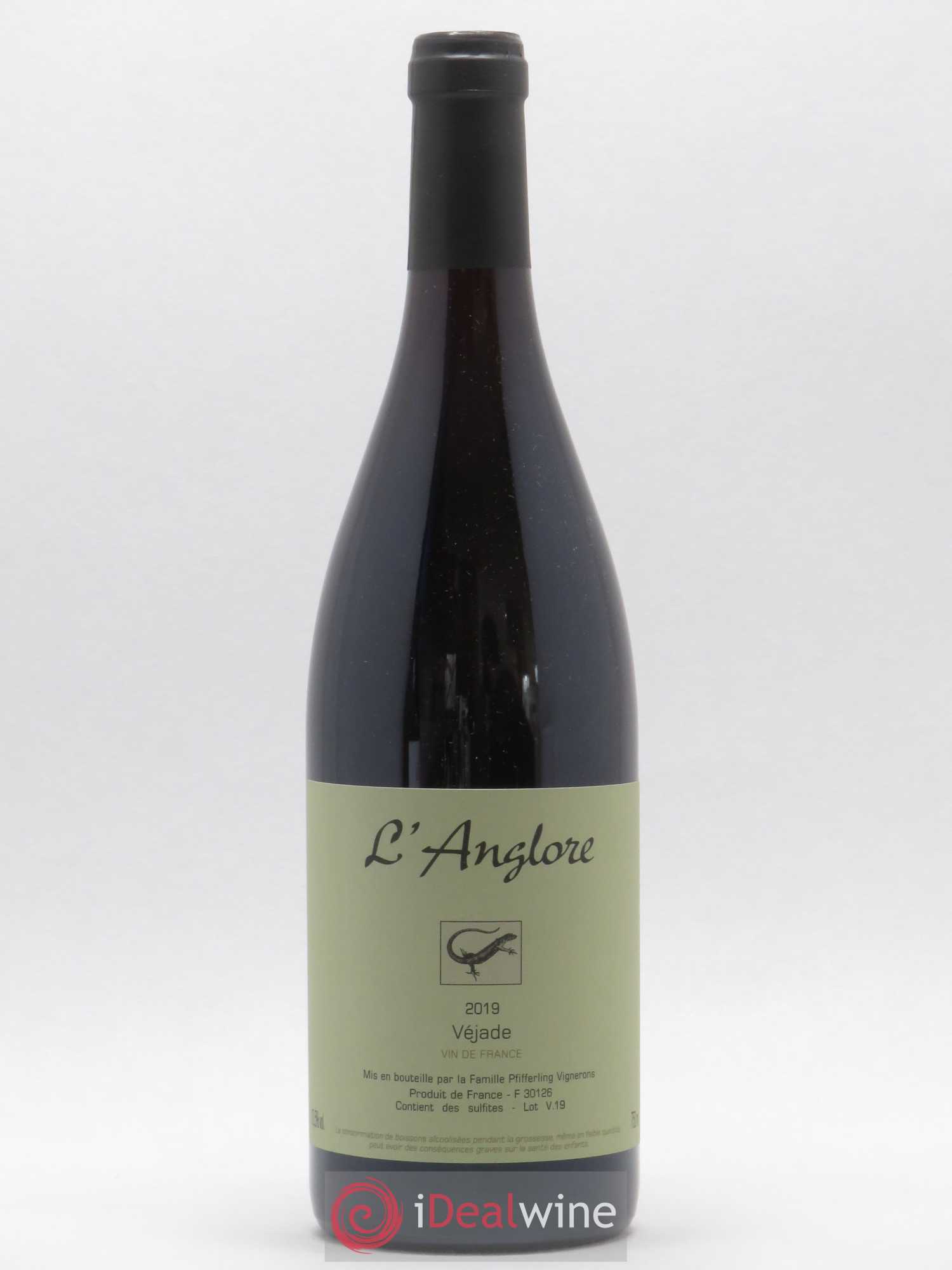 Vin de France Véjade L'Anglore 2019 - Lot de 1 bouteille - 0