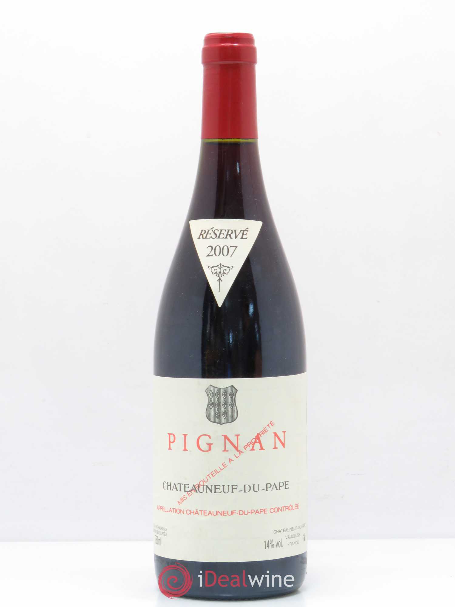Châteauneuf-du-Pape Pignan Emmanuel Reynaud 2007 - Lot de 1 bouteille - 0