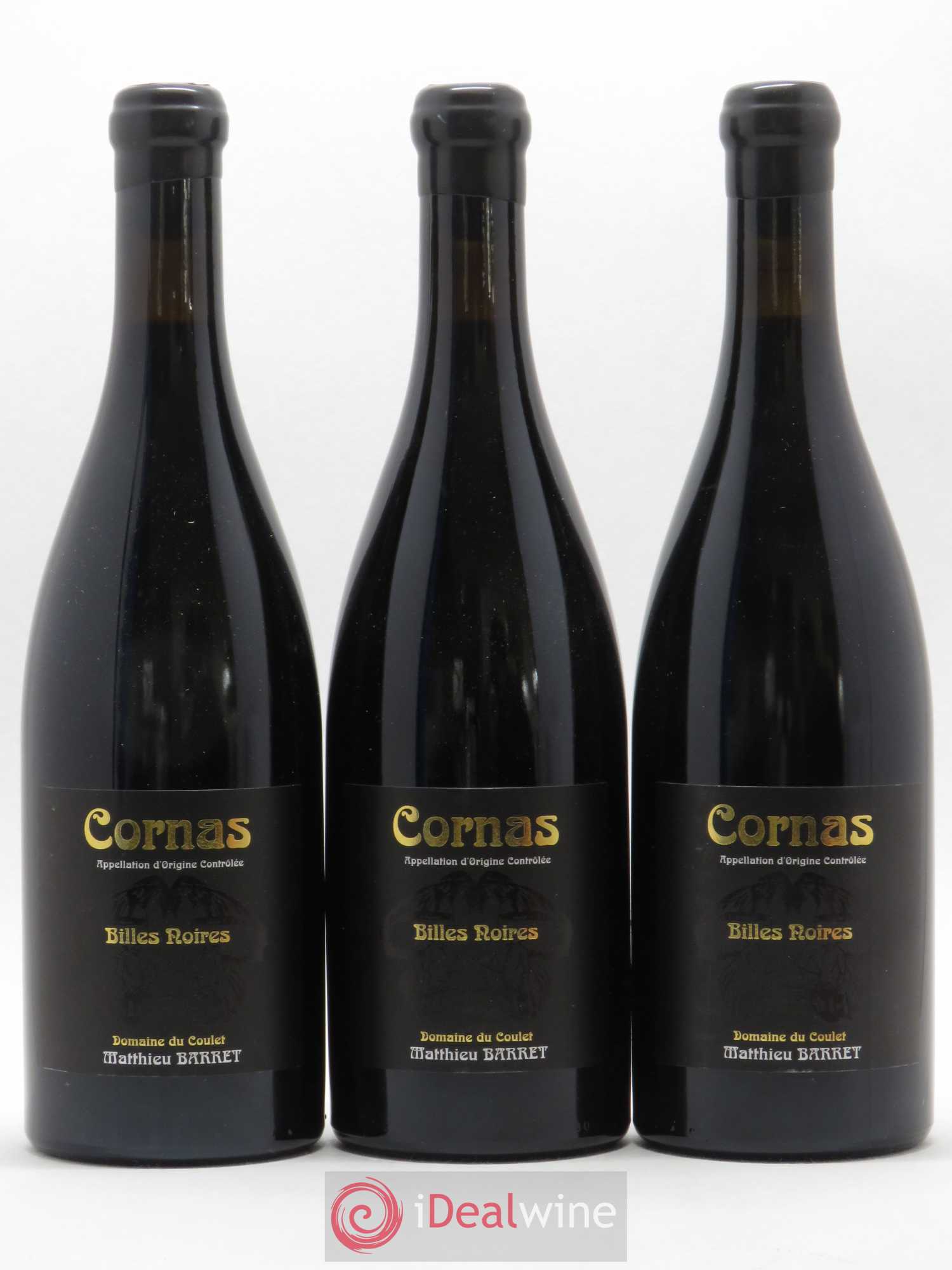 Cornas Billes Noires Coulet (Domaine du) - Matthieu Barret 2016 - Lot de 3 bouteilles - 0