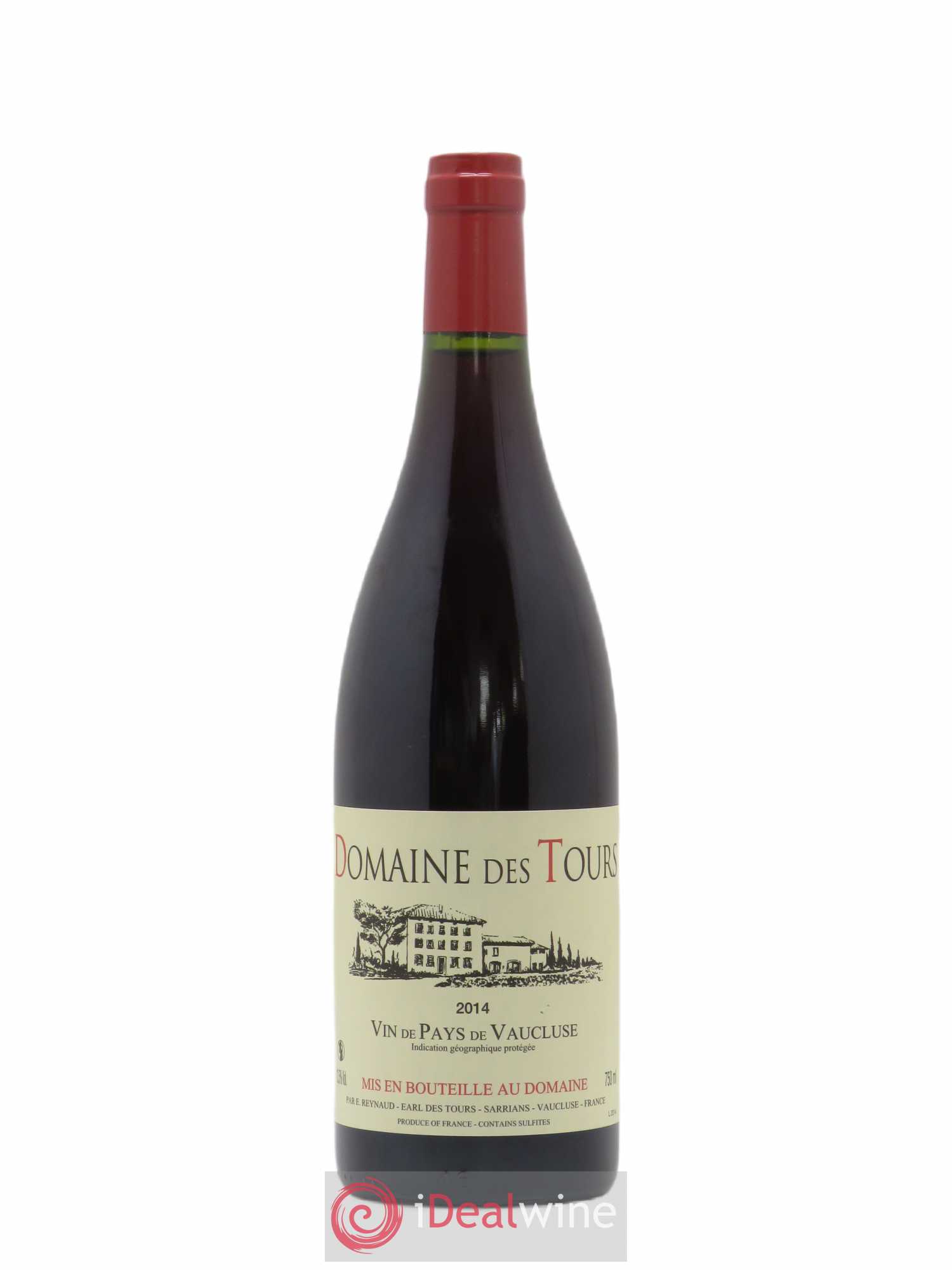 Vaucluse (Vin de Pays de Vaucluse) Domaine des Tours Emmanuel Reynaud 2014 - Lot de 1 bouteille - 0