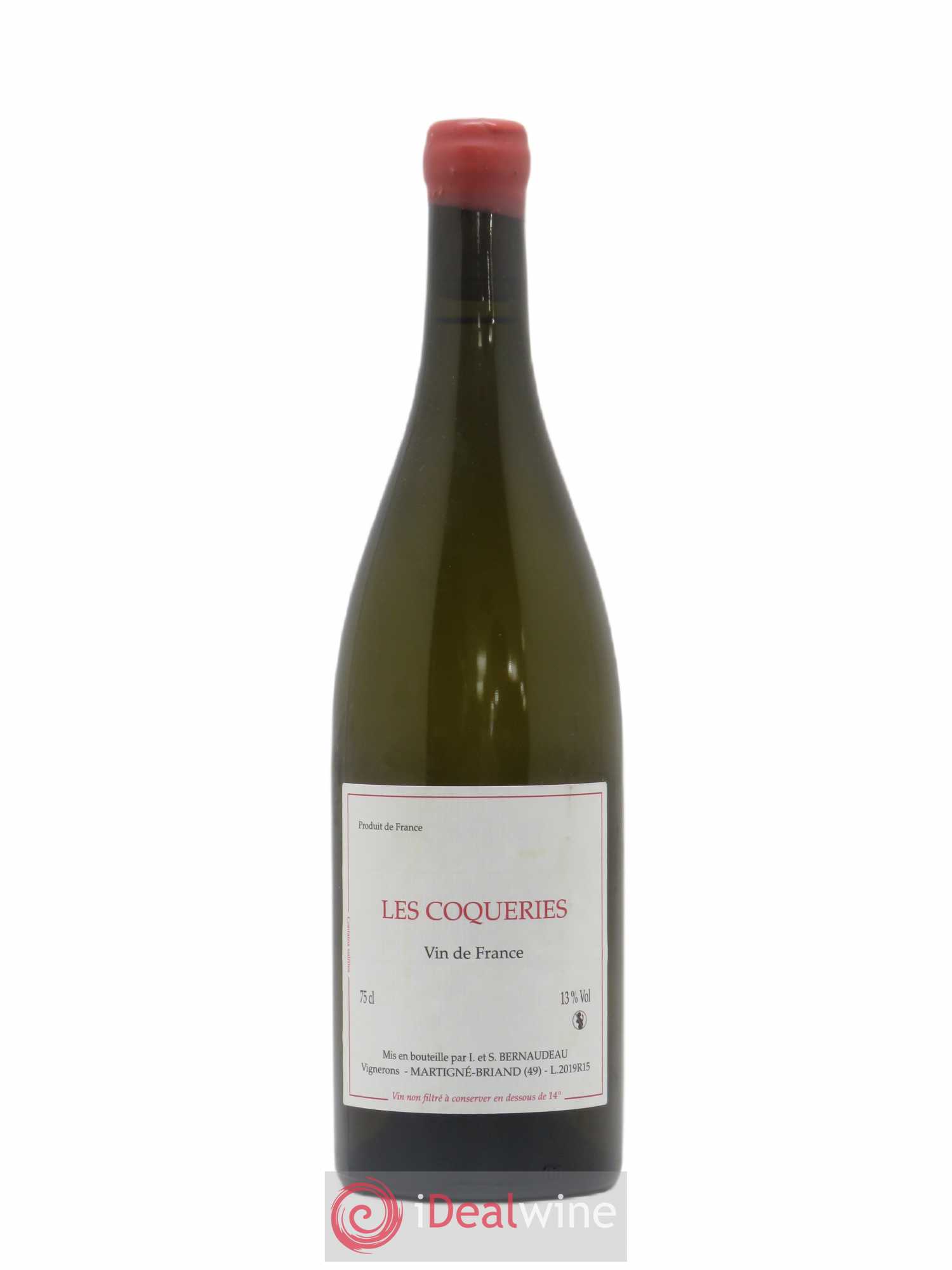 Vin de France Les Coqueries Stéphane Bernaudeau (Domaine) 2019 - Lot de 1 bouteille - 0