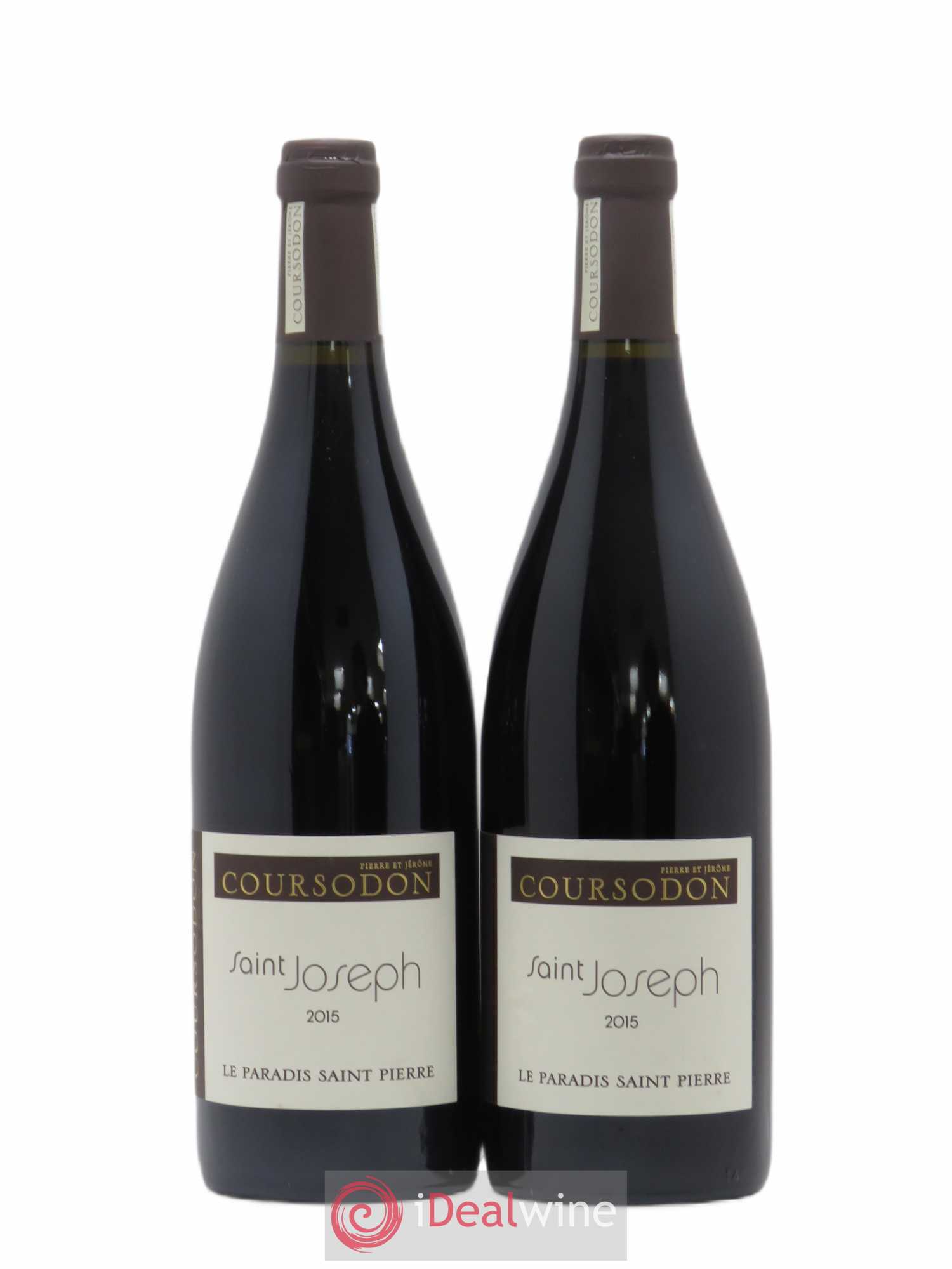 Saint-Joseph Le Paradis Saint-Pierre Pierre et Jérôme Coursodon 2015 - Lot de 2 bouteilles - 0