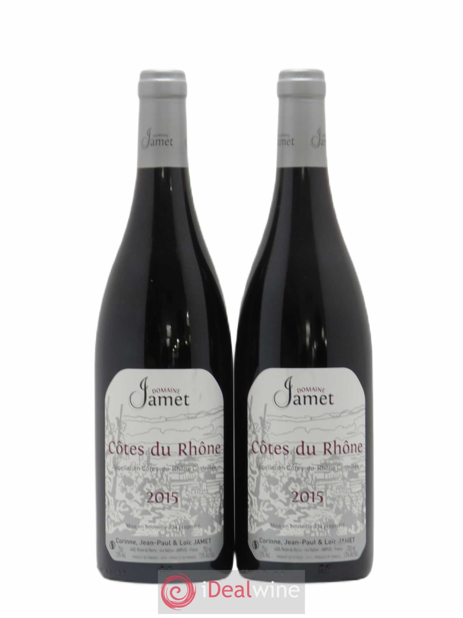 Côtes-du-Rhône Jamet (Domaine) 2015 - Lot de 2 bouteilles - 0