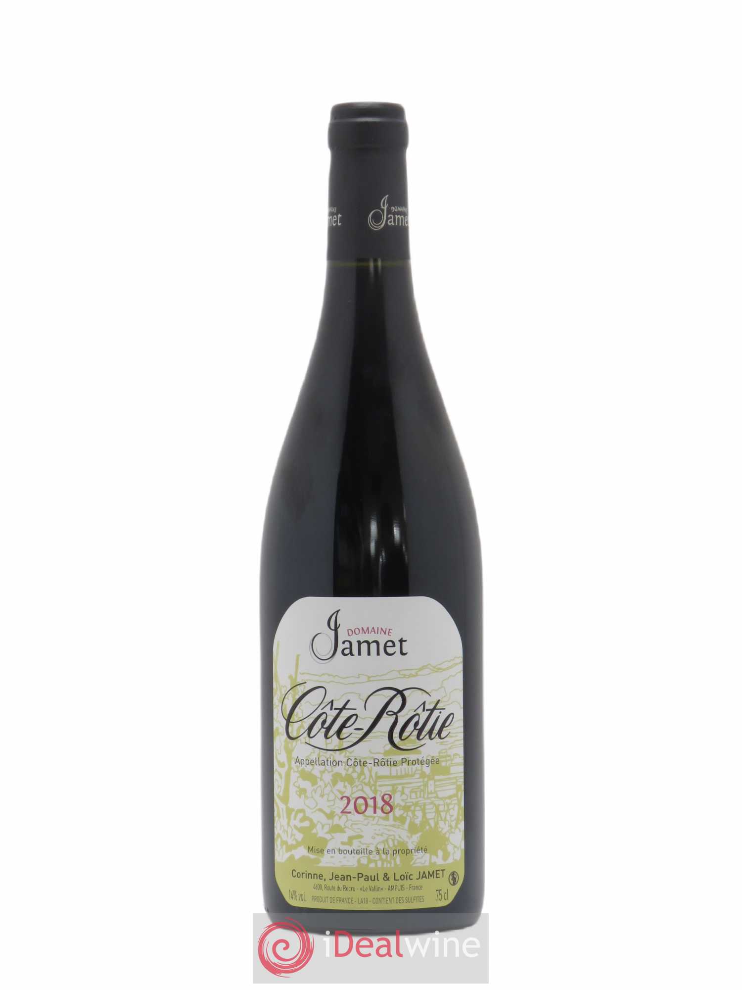 Côte-Rôtie Jamet (Domaine) 2018 - Lot de 1 bouteille - 0