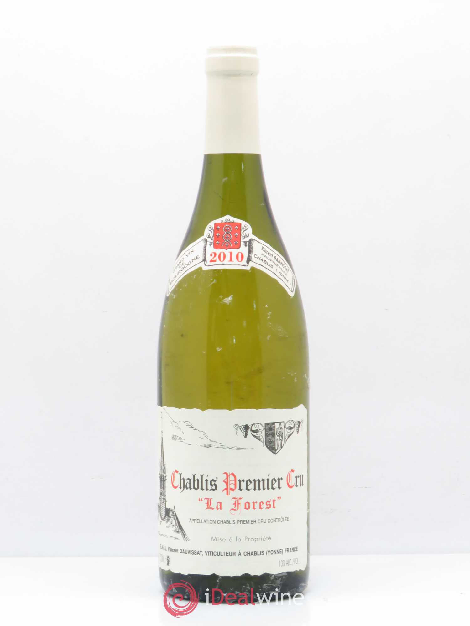 Chablis 1er Cru La Forest Vincent Dauvissat (Domaine) 2010 - Lot de 1 bouteille - 0