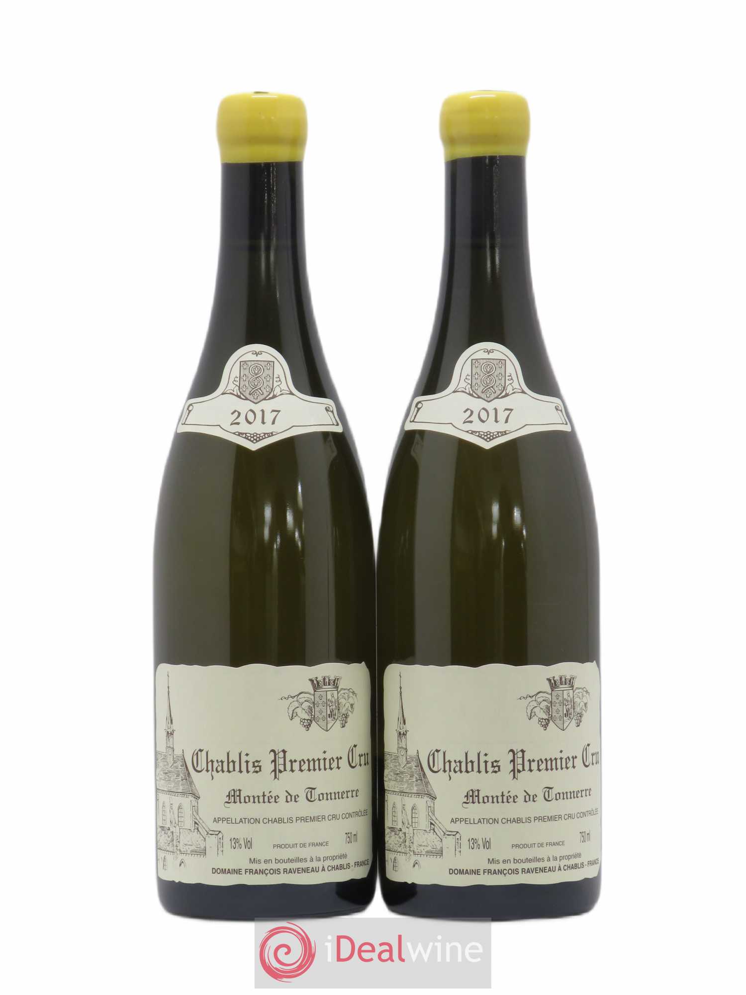 Chablis 1er Cru Montée de Tonnerre Raveneau (Domaine) 2017 - Lot de 2 bouteilles - 0