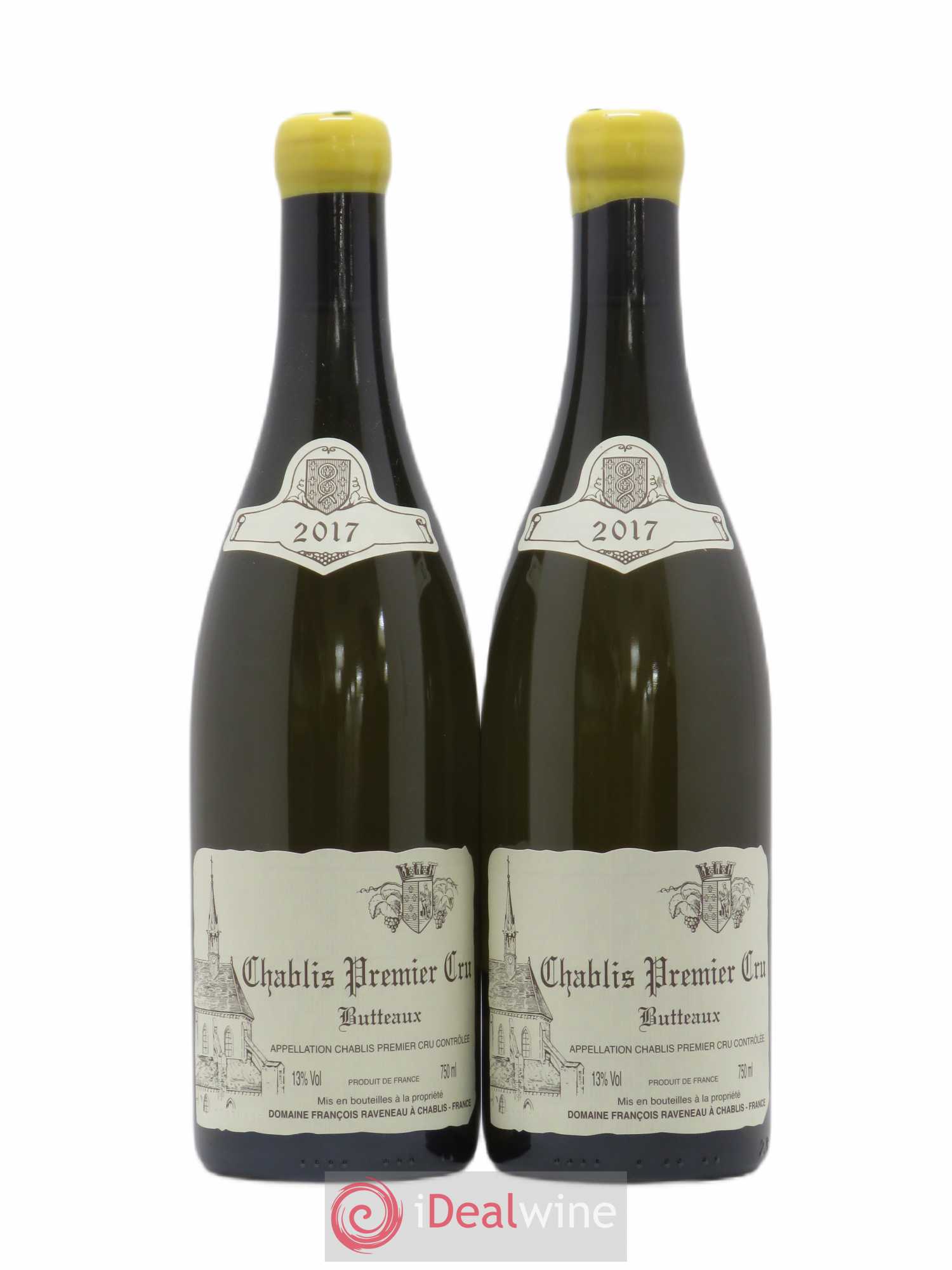 Chablis 1er Cru Butteaux Raveneau (Domaine) 2017 - Lot de 2 bouteilles - 0