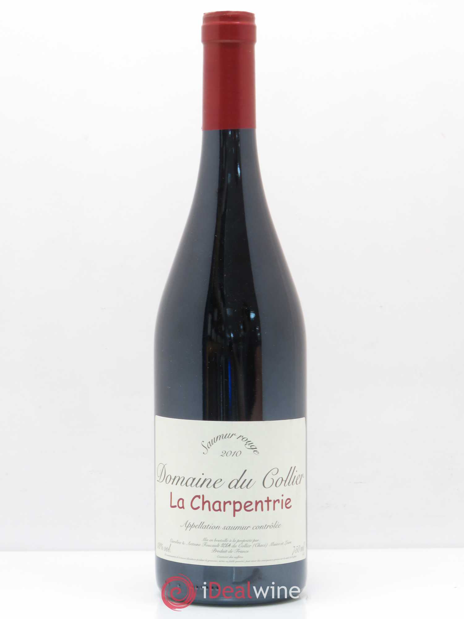 Saumur La Charpentrie Domaine du Collier 2010 - Lot de 1 bouteille - 0