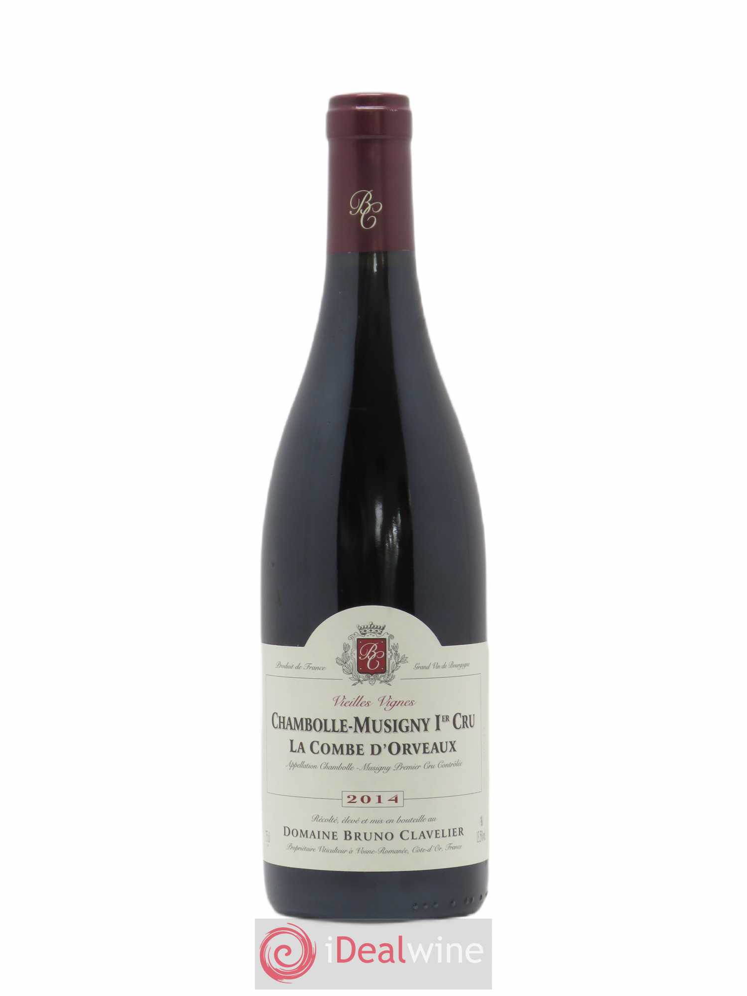 Chambolle-Musigny 1er Cru La Combe d'Orveaux Vieilles Vignes Bruno Clavelier 2014 - Lot de 1 bouteille - 0