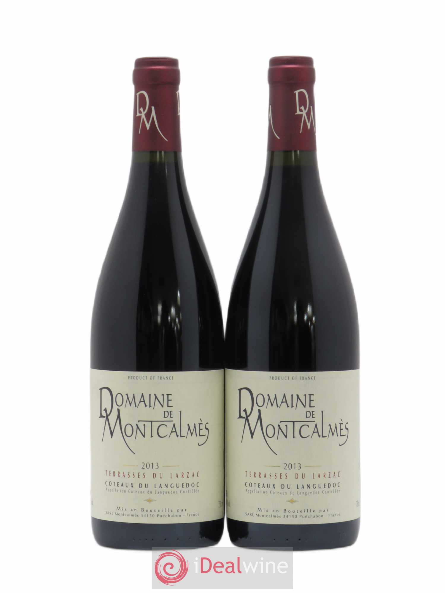 Terrasses du Larzac Domaine de Montcalmès Frédéric Pourtalié 2013 - Lot de 2 bouteilles - 0