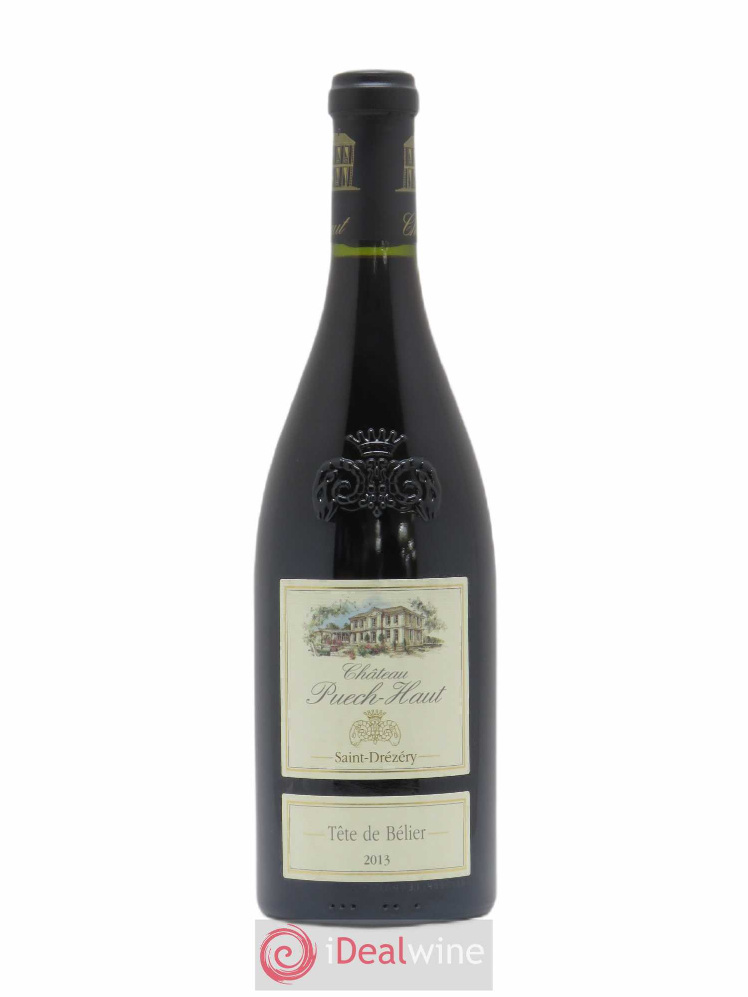 Languedoc Château Puech-Haut Tête de Bélier Gérard Bru 2013 - Lot de 1 bouteille - 0