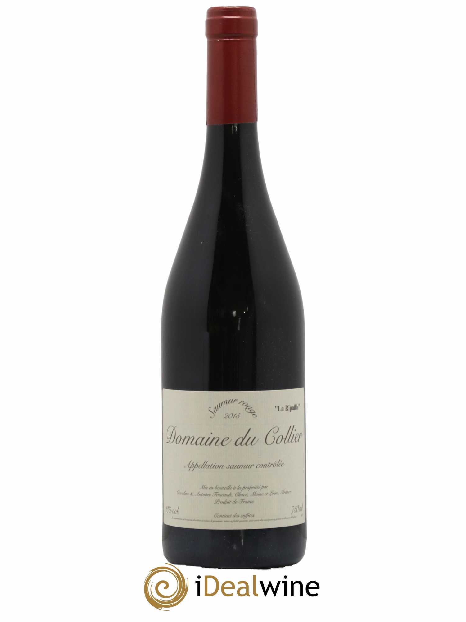 Saumur La Ripaille Domaine du Collier 2015 - Lot de 1 bouteille - 0