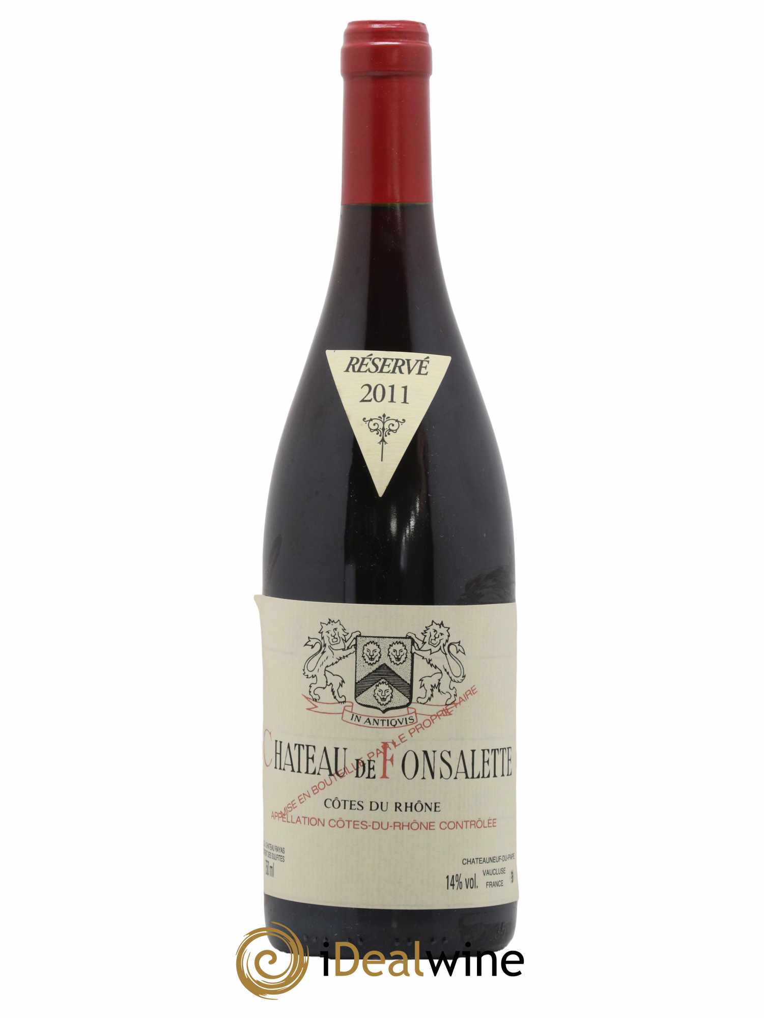 Côtes-du-Rhône Château de Fonsalette Emmanuel Reynaud 2011 - Lot de 1 bouteille - 0