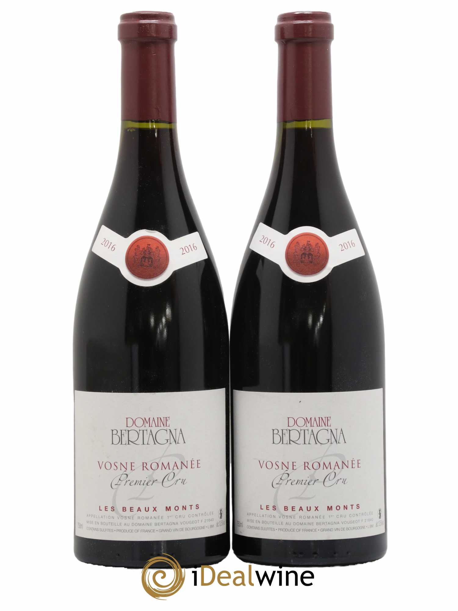 Vosne-Romanée 1er Cru Les Beaux-Monts Bertagna 2016 - Posten von 2 Flaschen - 0