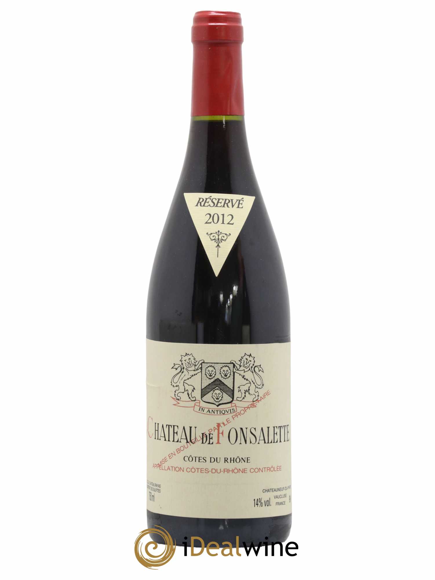 Côtes-du-Rhône Château de Fonsalette Emmanuel Reynaud 2012 - Lot de 1 bouteille - 0