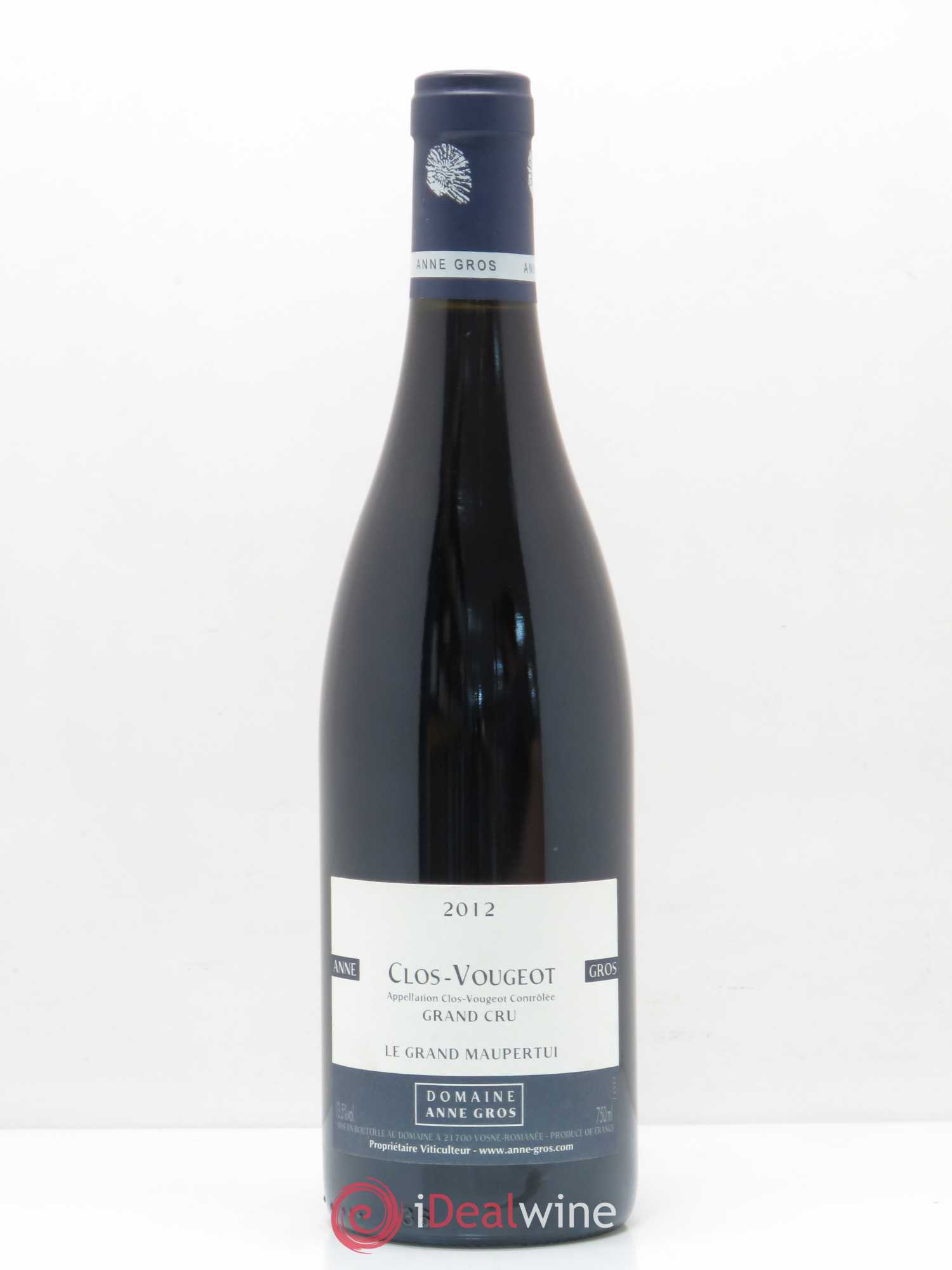 Clos de Vougeot Grand Cru Le Grand Maupertui Anne Gros 2012 - Posten von 1 Flasche - 0