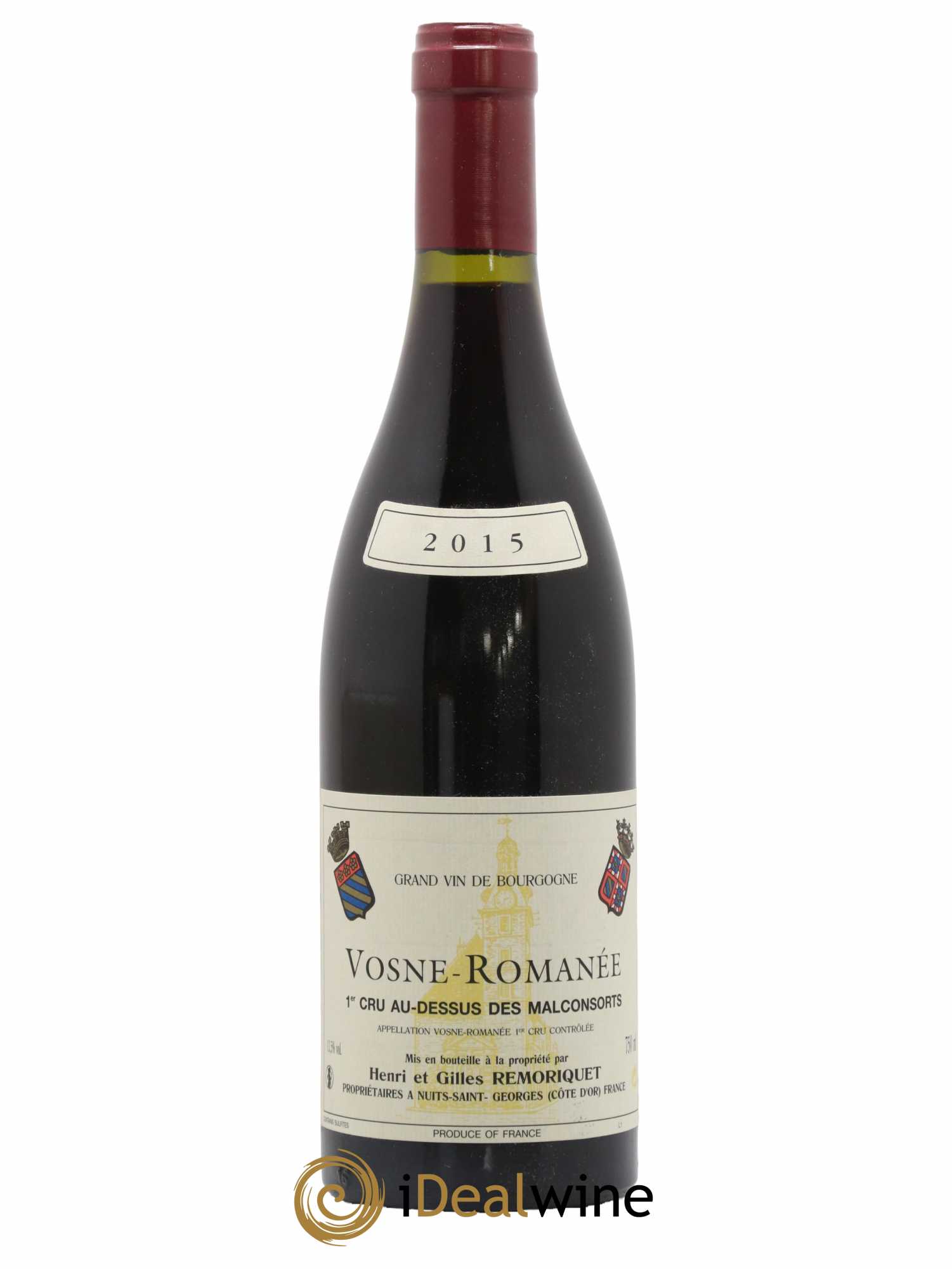 Vosne-Romanée 1er Cru Au Dessus des Malconsorts Gilles Remoriquet 2015 - Posten von 1 Flasche - 0