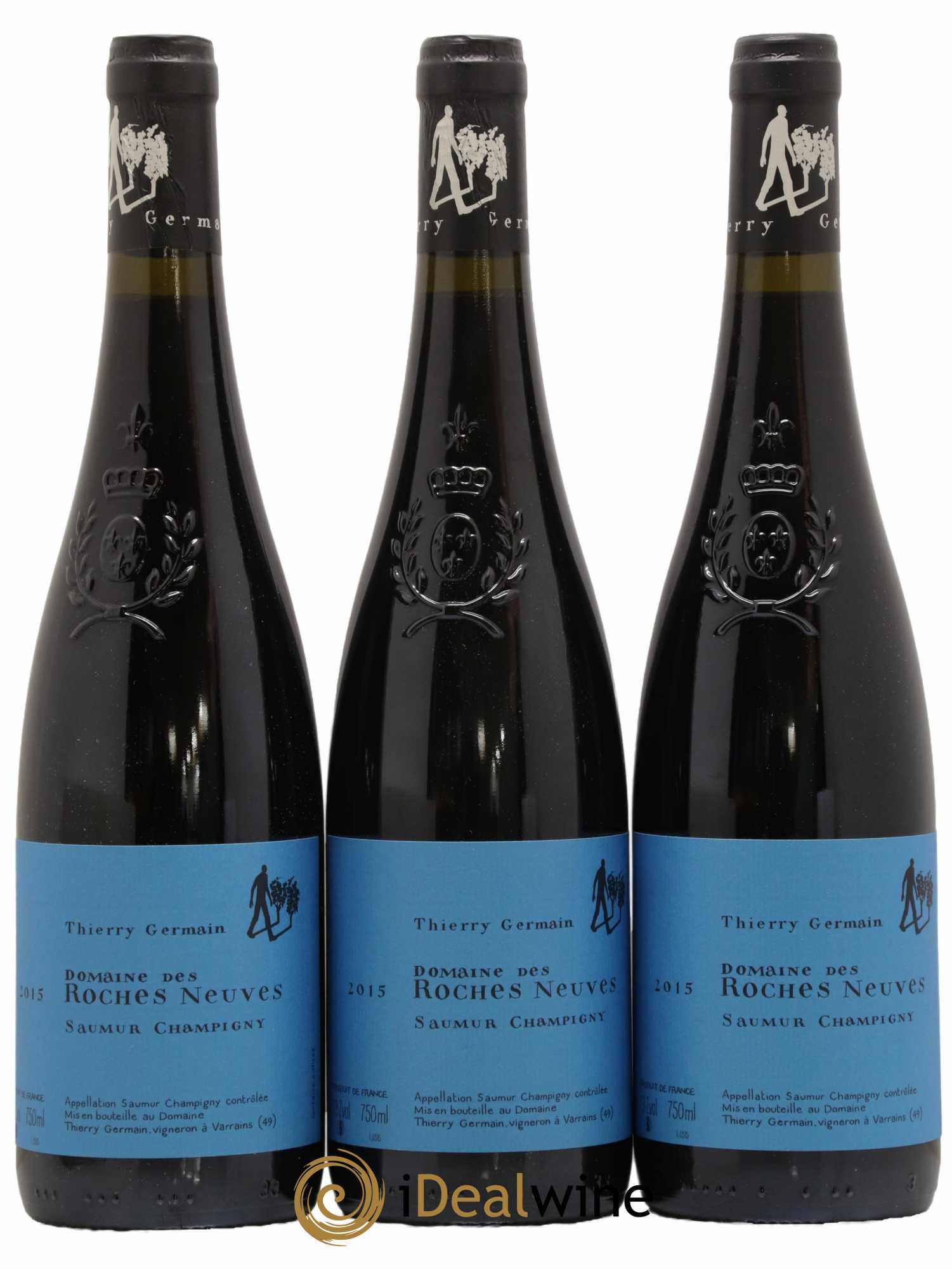 Saumur-Champigny Domaine des Roches Neuves - Thierry Germain 2015 - Lot de 3 bouteilles - 0