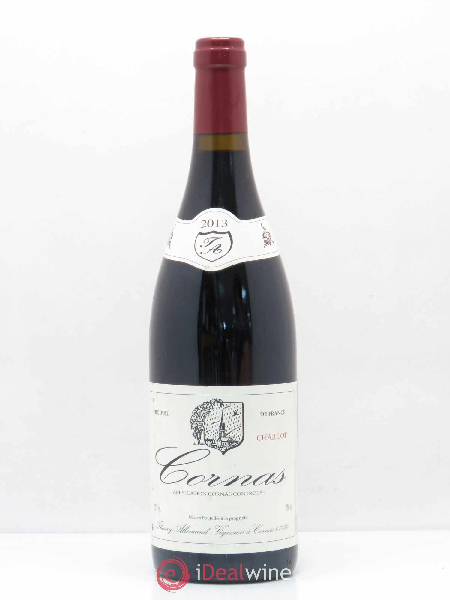 Cornas Chaillot Thierry Allemand 2013 - Lot de 1 bouteille - 0