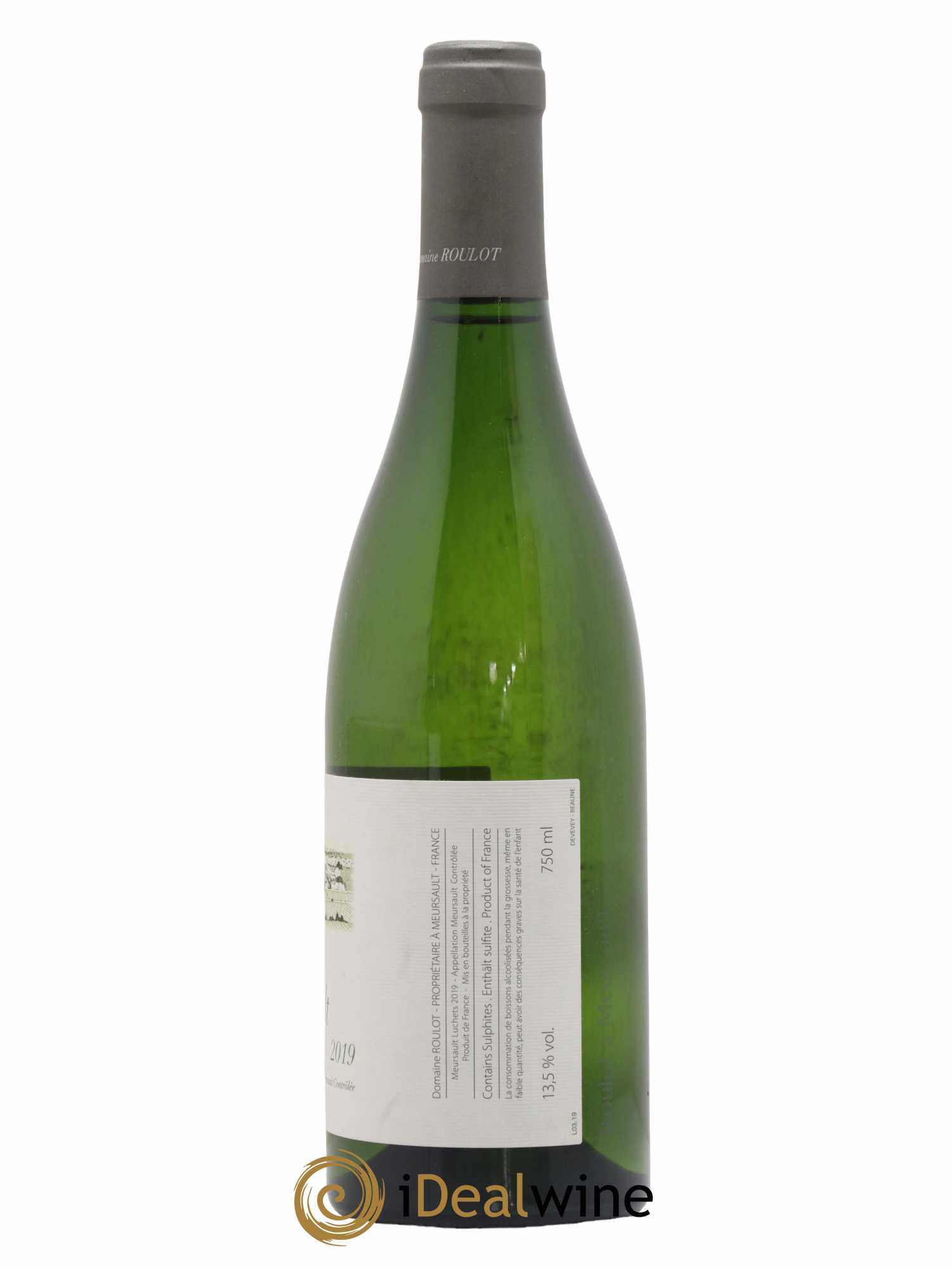 Meursault Luchets Roulot (Domaine) 2019 - Lot de 1 bouteille - 1