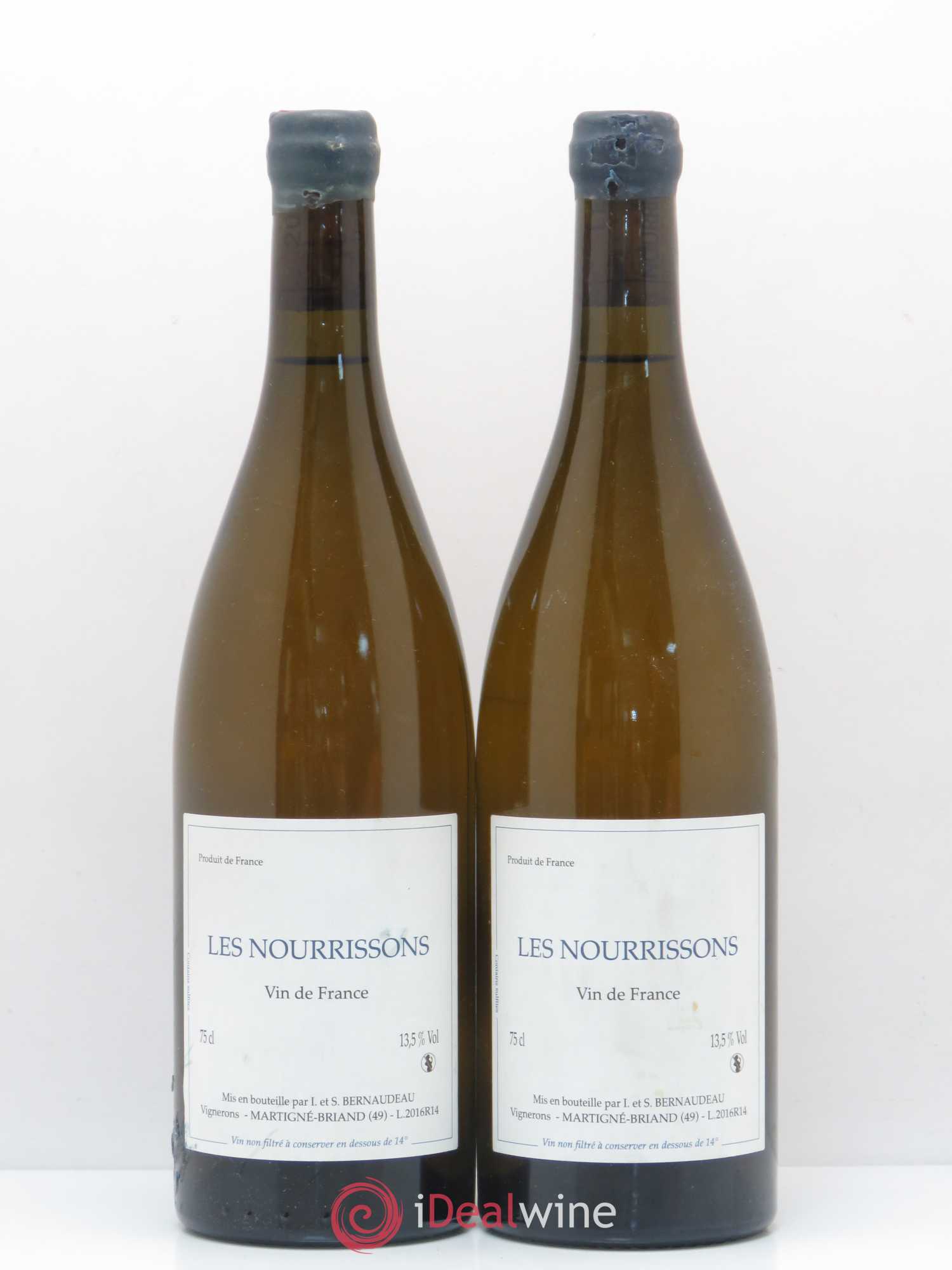 Vin de France Les Nourrissons Stéphane Bernaudeau 2016 - Lot de 2 bouteilles - 0
