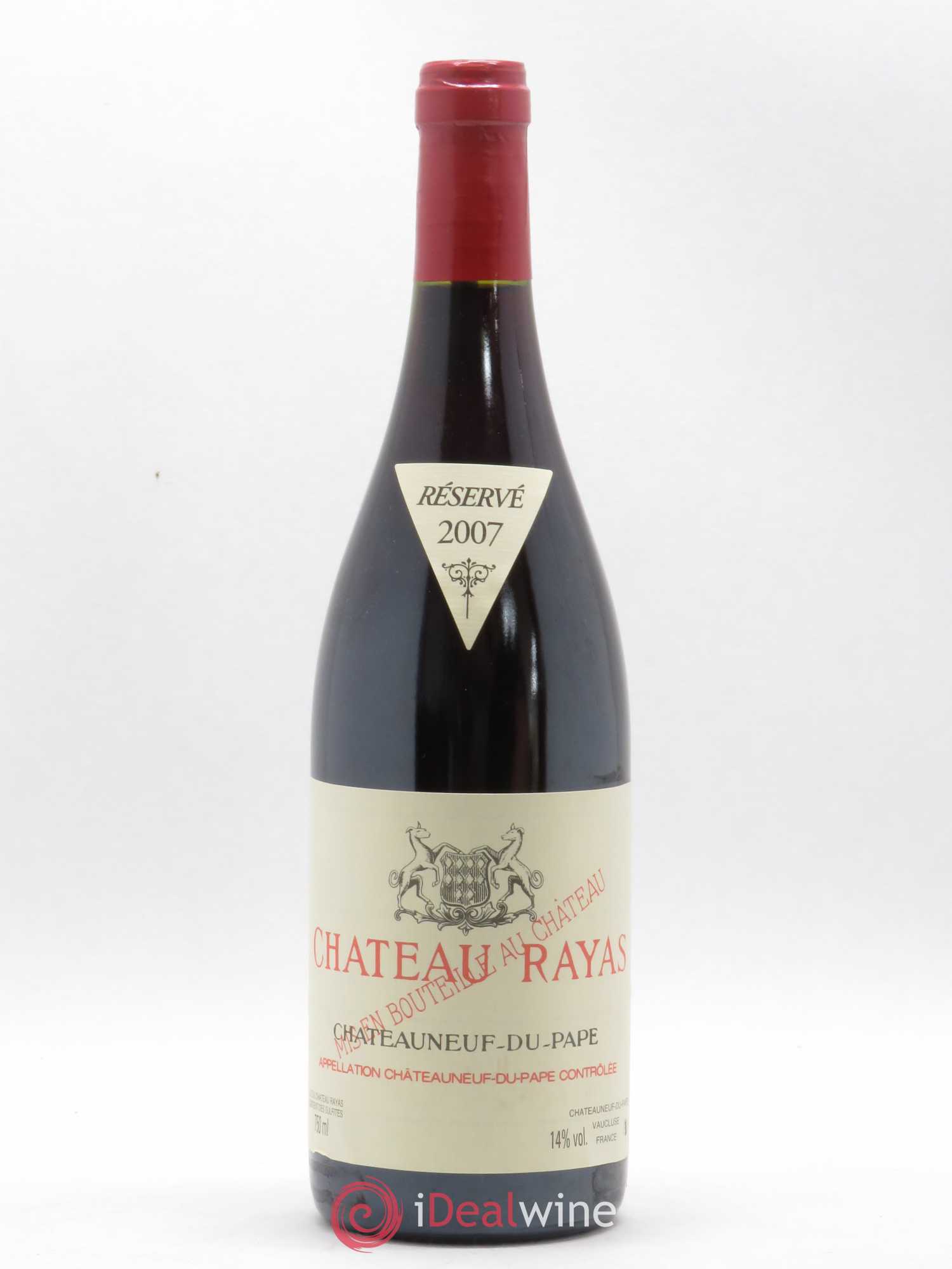 Châteauneuf-du-Pape Château Rayas Emmanuel Reynaud 2007 - Lot de 1 bouteille - 0